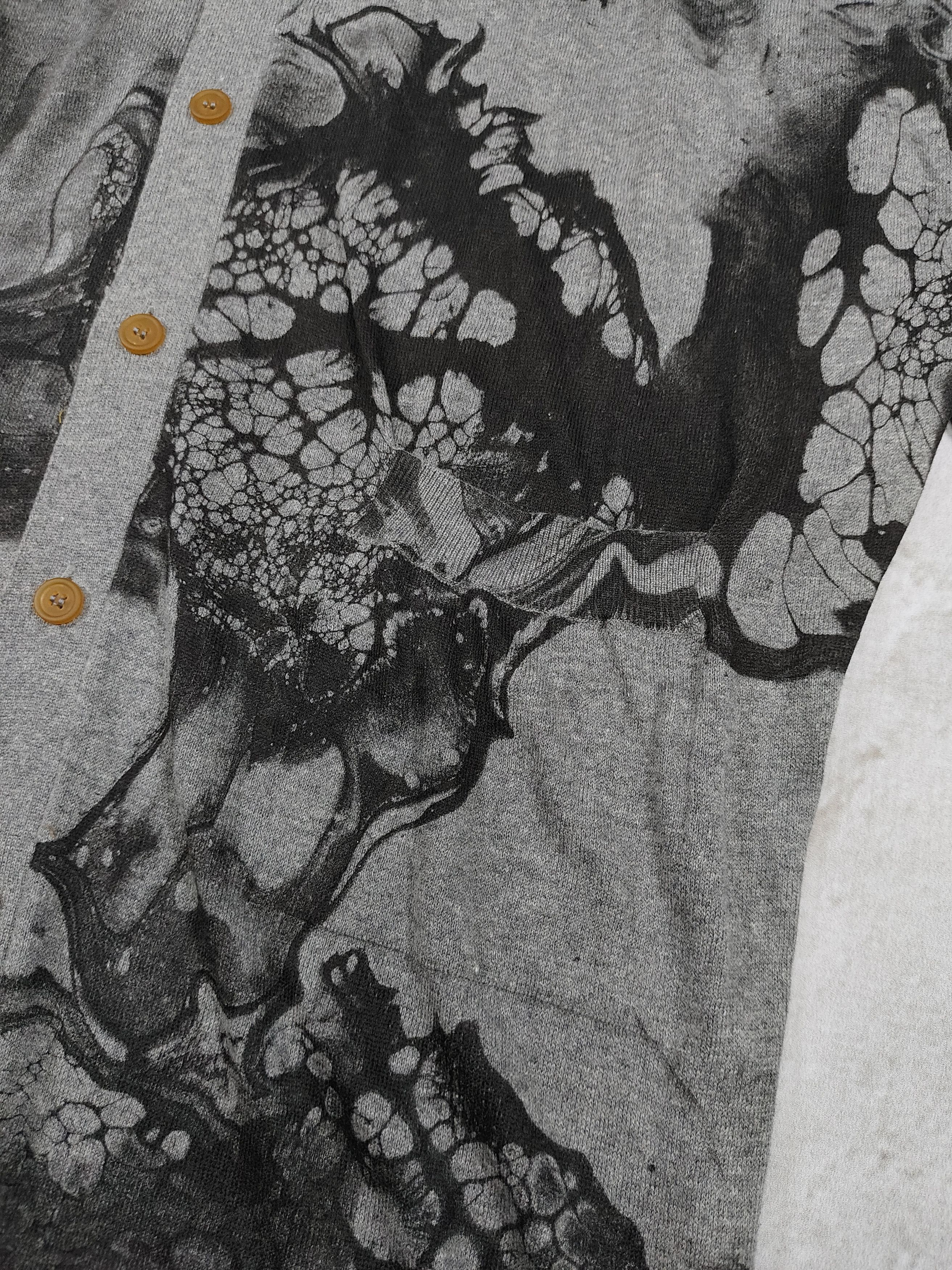 Vivienne Westwood Vivienne Westwood Man- Abstract Ink Art Silhouette Cardigan Size US L / EU 52-54 / 3 - 6 Thumbnail