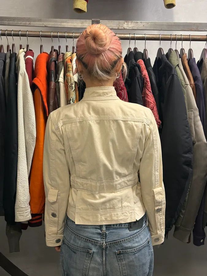 Dsquared2 SS2005 Dsquared2 Cream Cotton Multi-Pocket Cargo Jacket Size US S / EU 44-46 / 1 - 3 Thumbnail