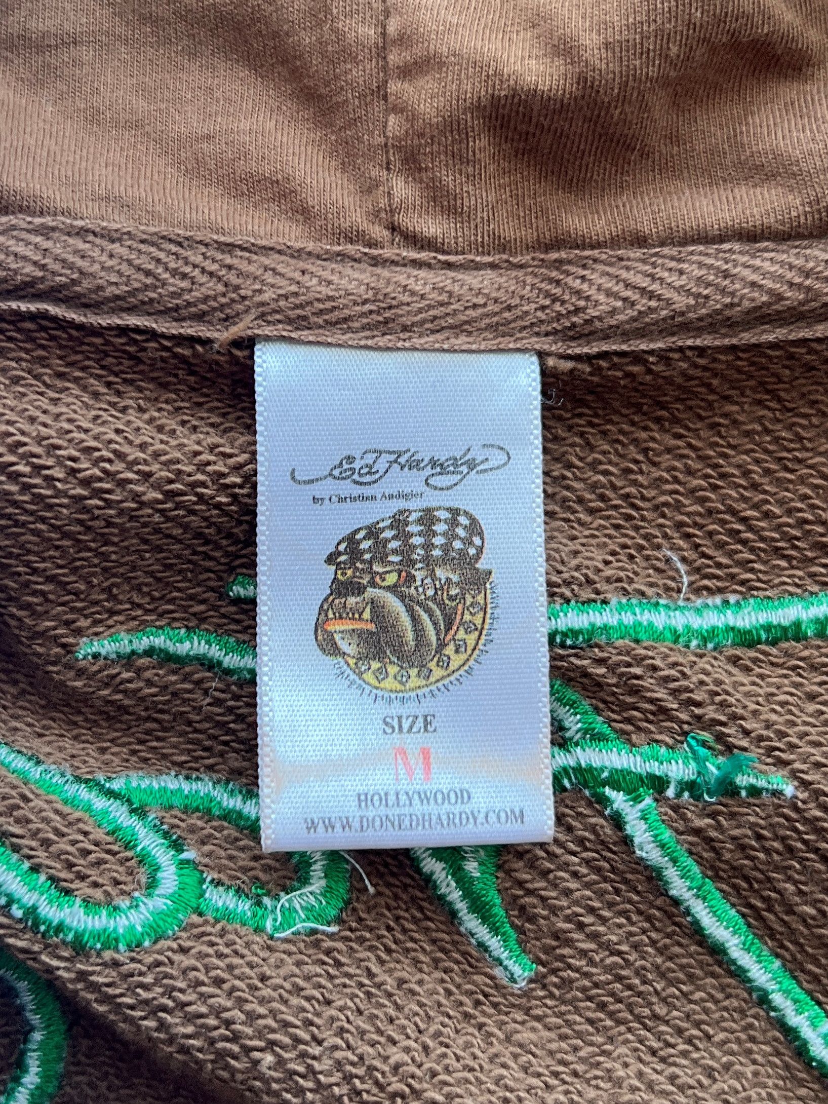 Ed Hardy VINTAGE Y2K ED HARDY ‘DEATH OR GLORY’ ZIP HOODIE MADE IN USA Size US M / EU 48-50 / 2 - 6 Thumbnail