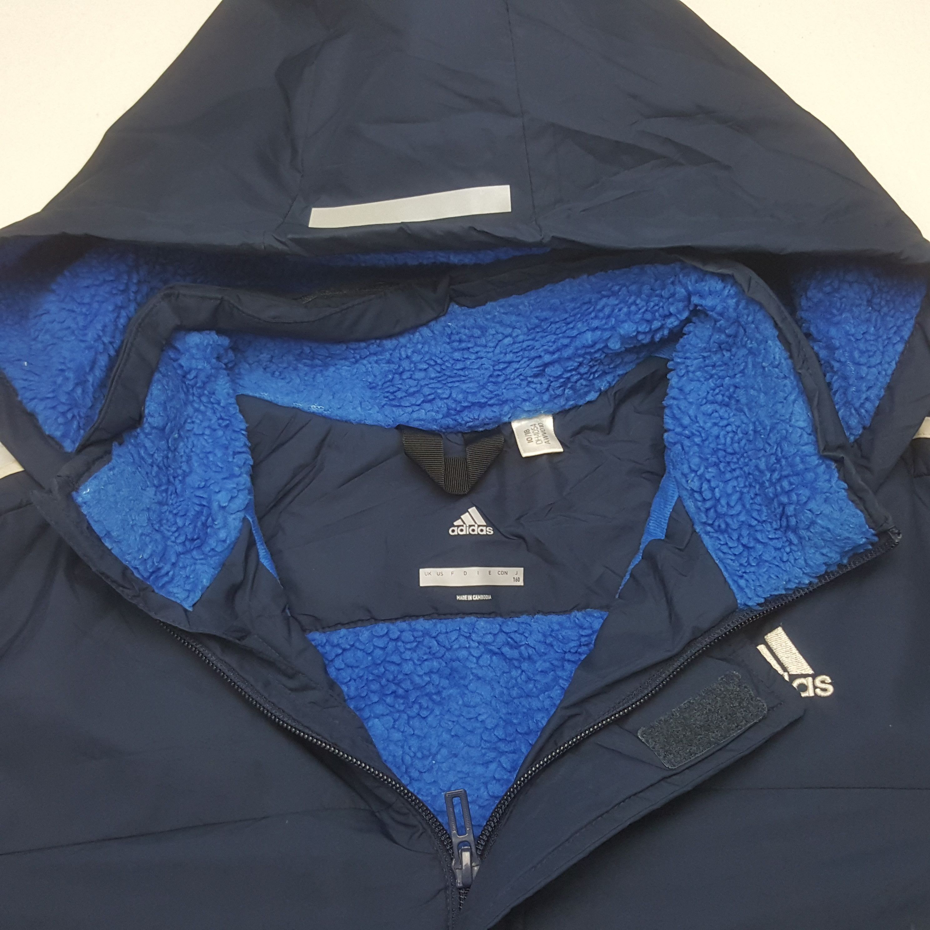 Adidas Vintage Adidas Puffer Long Jacket With Hoodie Size US S / EU 44-46 / 1 - 5 Thumbnail