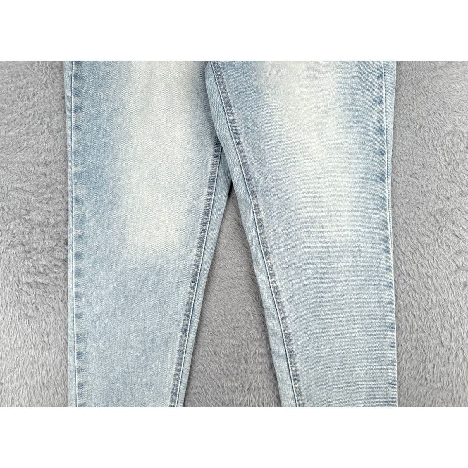 Vintage Time And Tru Jeans Womens 8 Blue Skinny Mom Distressed Light Wash 29x27 NEW Size 30" / US 8 / IT 44 - 3 Thumbnail