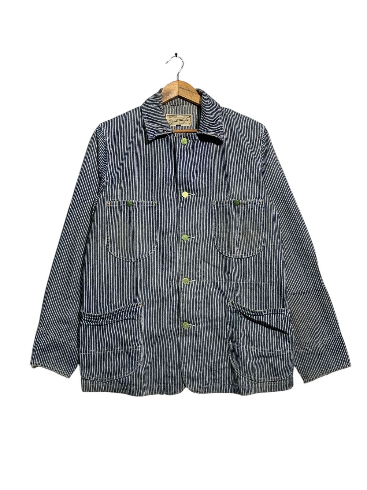 Schott RARE SCHOTT PERFECTO HICKORY STRIPES JACKETS Size US M / EU 48-50 / 2 - 1 Thumbnail