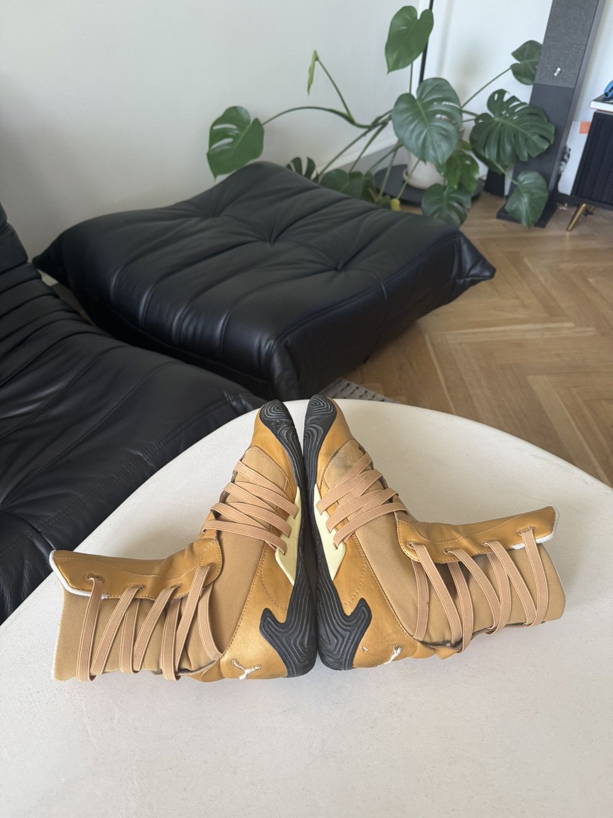 Puma Vintage Y2k Puma Leather High Boots Avant Garde Wrestling Size US 10.5 / EU 43-44 - 5 Thumbnail