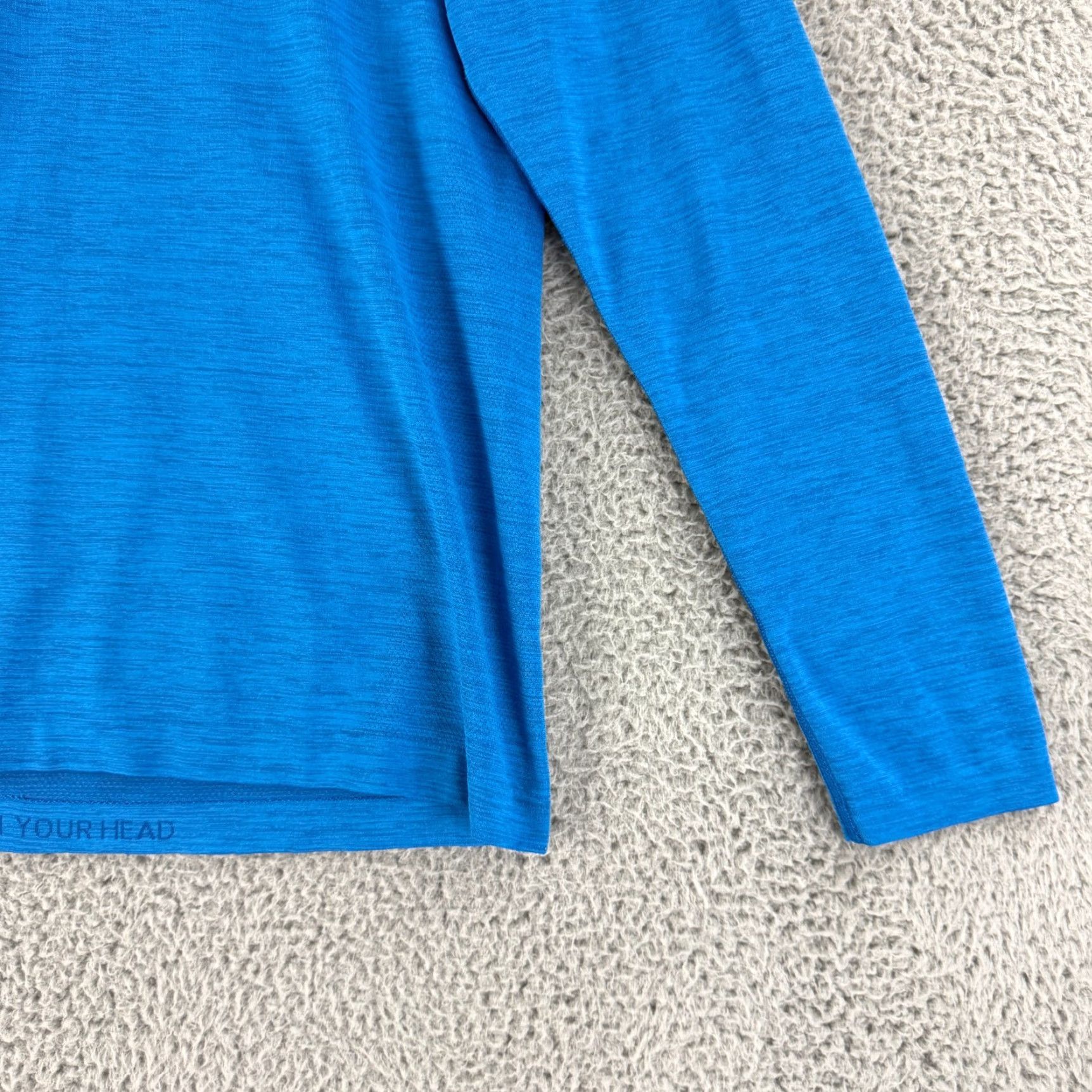 Lululemon Lululemon Metal Vent Shirt Mens Medium Blue Long Sleeve Pullover Gym Wear Size US M / EU 48-50 / 2 - 3 Thumbnail
