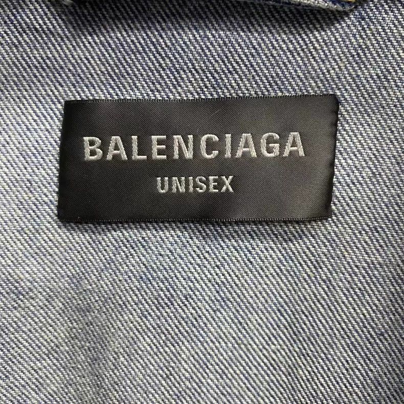 Balenciaga Balenciaga Balenciaga Blue Graffiti Logo Denim Jacket-2506 Size US M / EU 48-50 / 2 - 3 Thumbnail