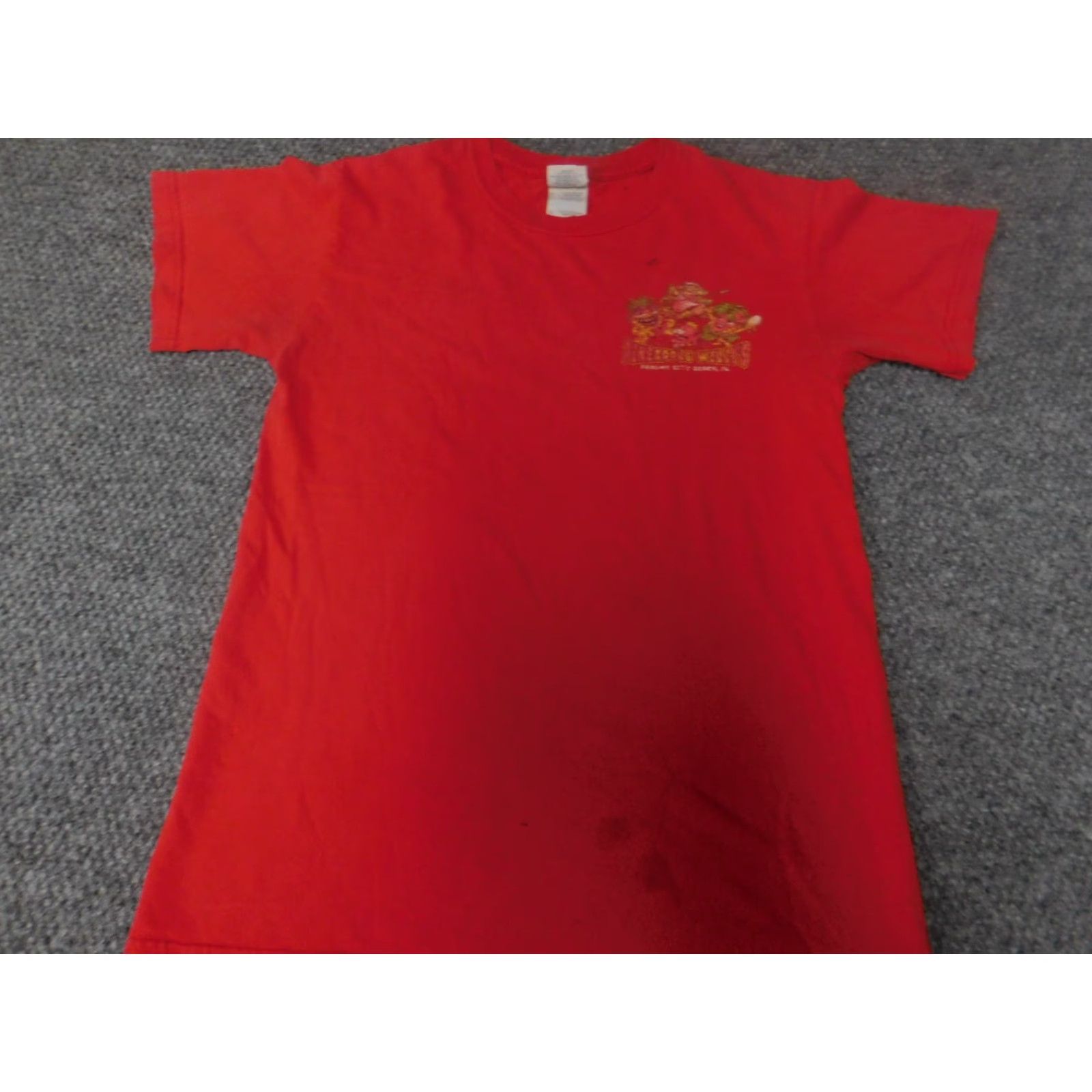 Gildan Pineapple Willie Mens Shirt Small red Gildan T-Shirt City Panama City Florida Crew Neck Short Sleeve Cotton Spandex Logo Vintage No Size US S / EU 44-46 / 1 - 2 Thumbnail