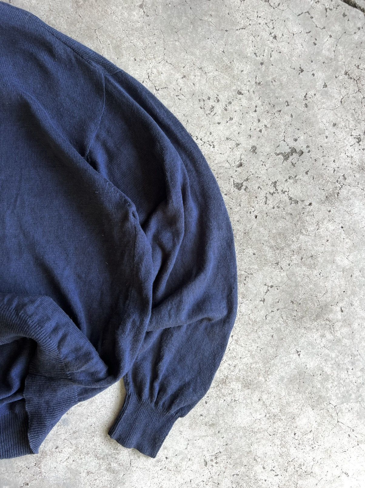 Issey Miyake Vintage 80s TÊTE HOMME Katoh Kazutaka Mock Neck Sweater Size US M / EU 48-50 / 2 - 13 Thumbnail