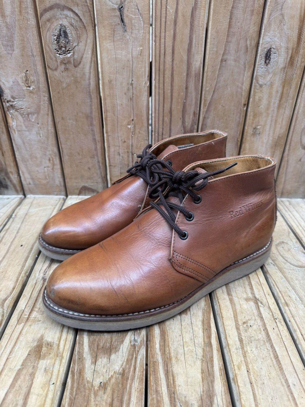 Red Wing Red wing 595 brown Men’s Chukka leather boots US 9 E2 UK 8 Size US 9 / EU 42 - 24 Thumbnail