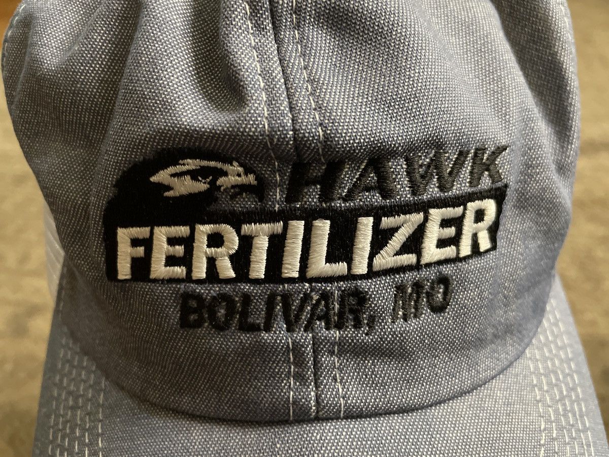 Vintage Hawk Fertilizer Bolivar MO SnapBack Trucker Hat Cap FARMER 🇺🇸 Size ONE SIZE - 3 Thumbnail