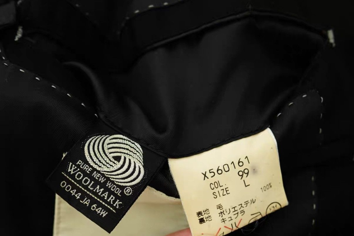 Yohji Yamamoto Yohji Yamamoto AAR Jacquard Mid-Length Blazer Size US L / EU 52-54 / 3 - 8 Thumbnail