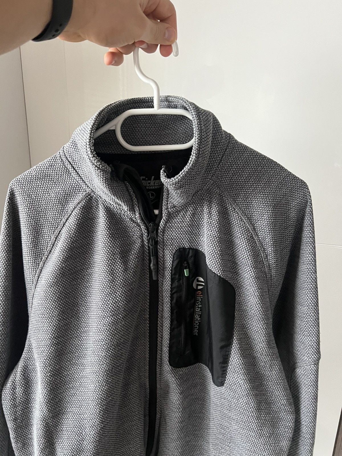 Other Snickers Workwear Zip Ykk Embroidered Logo Polyester Jacket Size US L / EU 52-54 / 3 - 2 Thumbnail