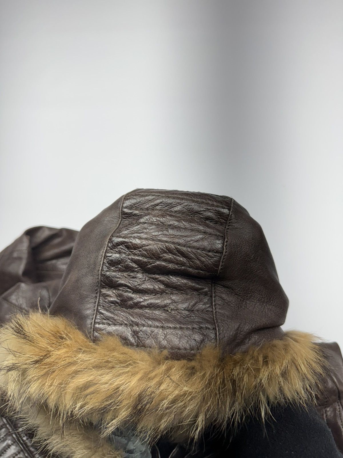 Vintage Vintage Redskins Woman's Faux Fur Leather Jacket Size XL / US 12-14 / IT 48-50 - 9 Thumbnail