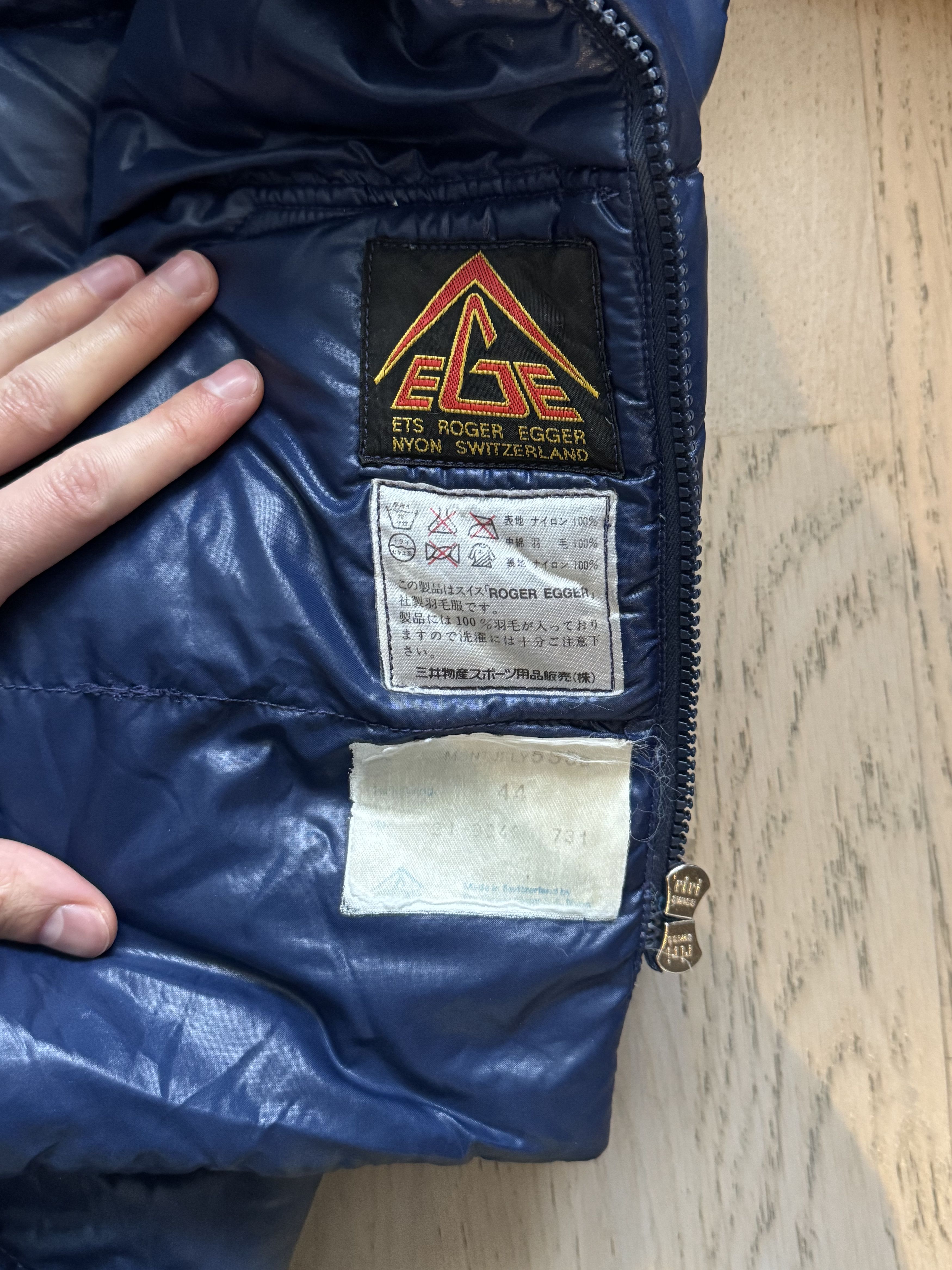 Vintage Vintage Roger Egger Down jacket Size US S / EU 44-46 / 1 - 13 Thumbnail