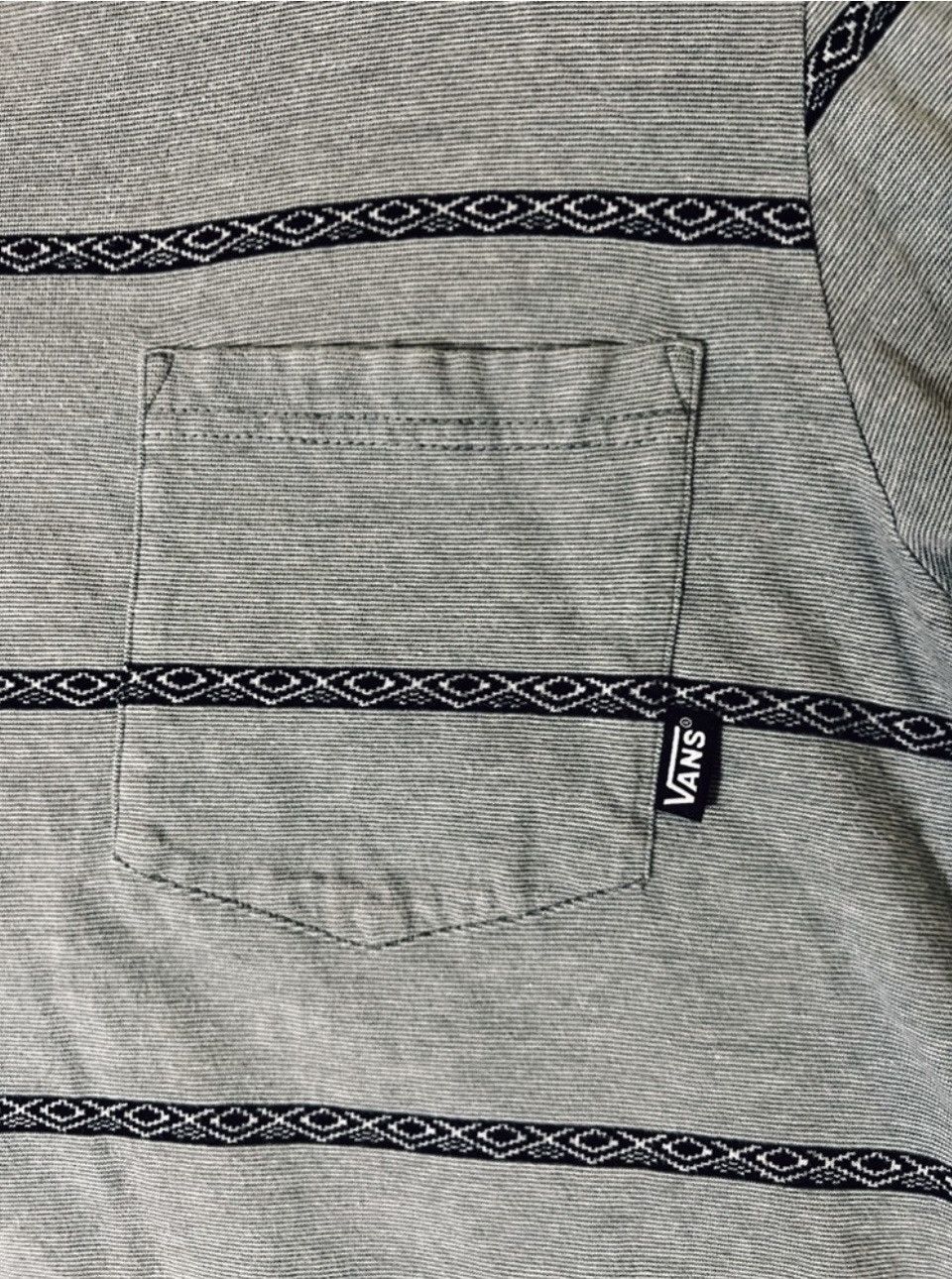 Vans Vans pocket striped skate oversized diamond tribal tee ftp Size US XL / EU 56 / 4 - 3 Thumbnail