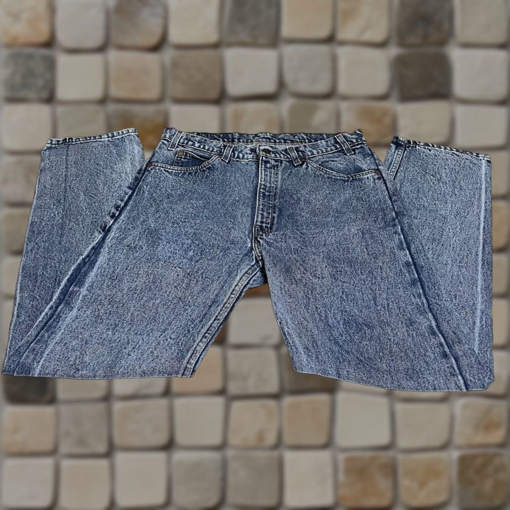 Levi's VINTAGE Levi's 20505-0217 Orange Tab Straight Jeans Tag 36x32 Measure 34x31 USA Size US 34 / EU 50 - 1 Thumbnail