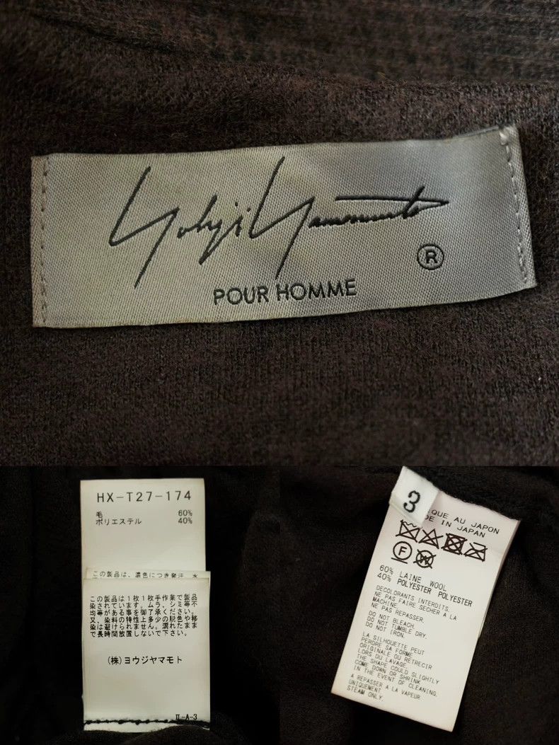 Yohji Yamamoto Yohji Yamamoto21 AW Dyed Scarf Coat 2503-Nextarrow Size US L / EU 52-54 / 3 - 8 Thumbnail