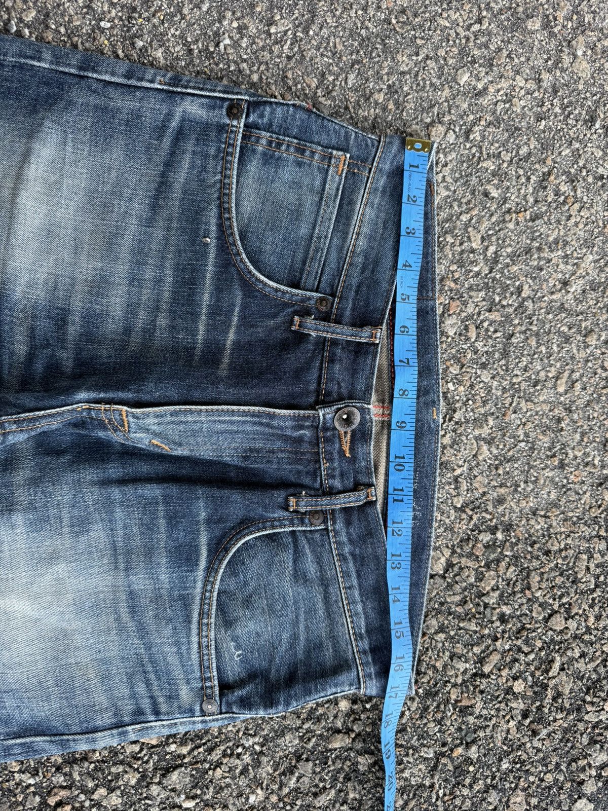 Edwin VINTAGE EDWIN MUD WASHER FADED JEAN DENIM PANTS Size US 35 - 6 Thumbnail