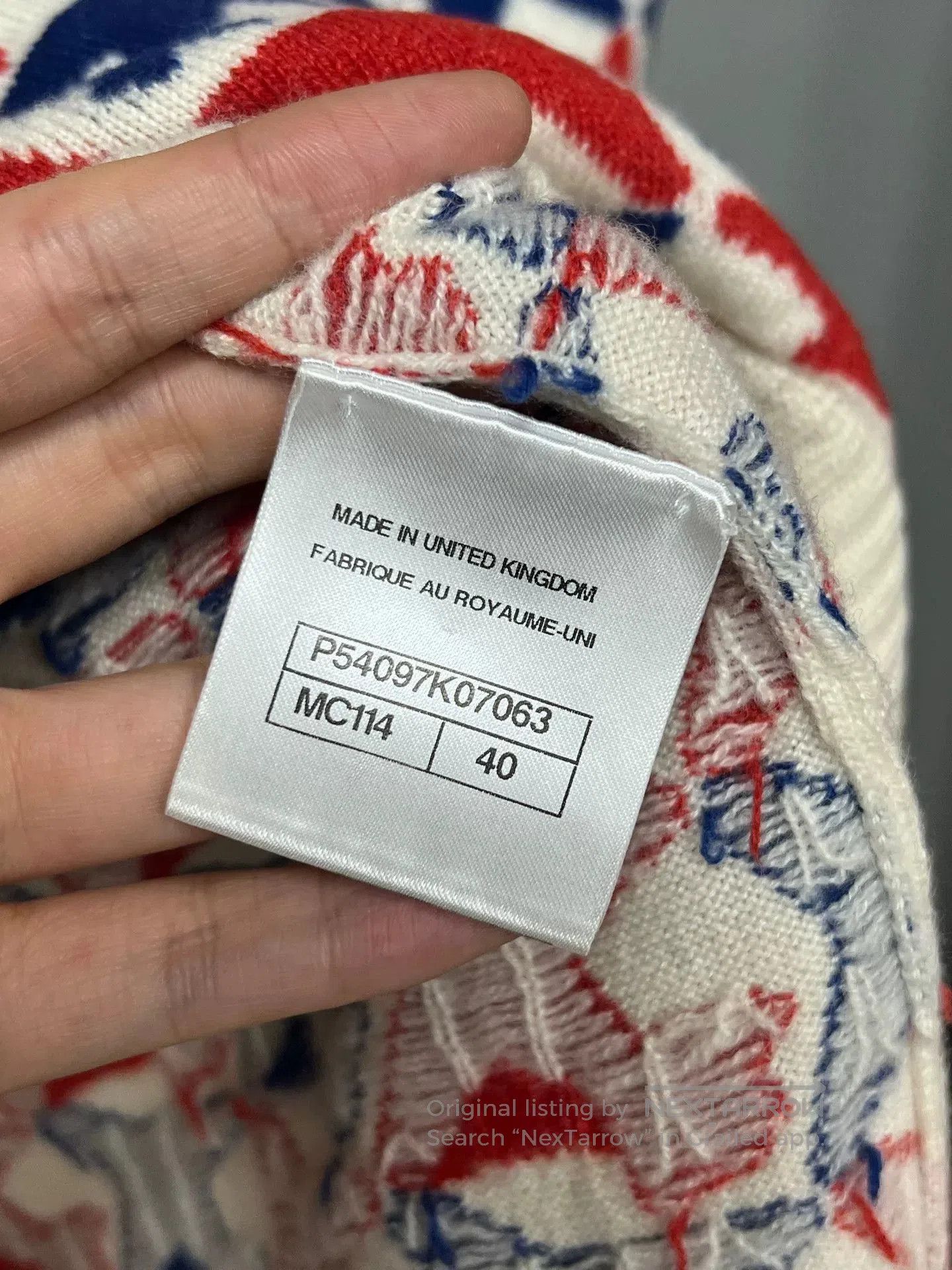 Chanel Chanel Cashmere Knit Sweater with Plane Design. Size M / US 6-8 / IT 42-44 - 4 Thumbnail