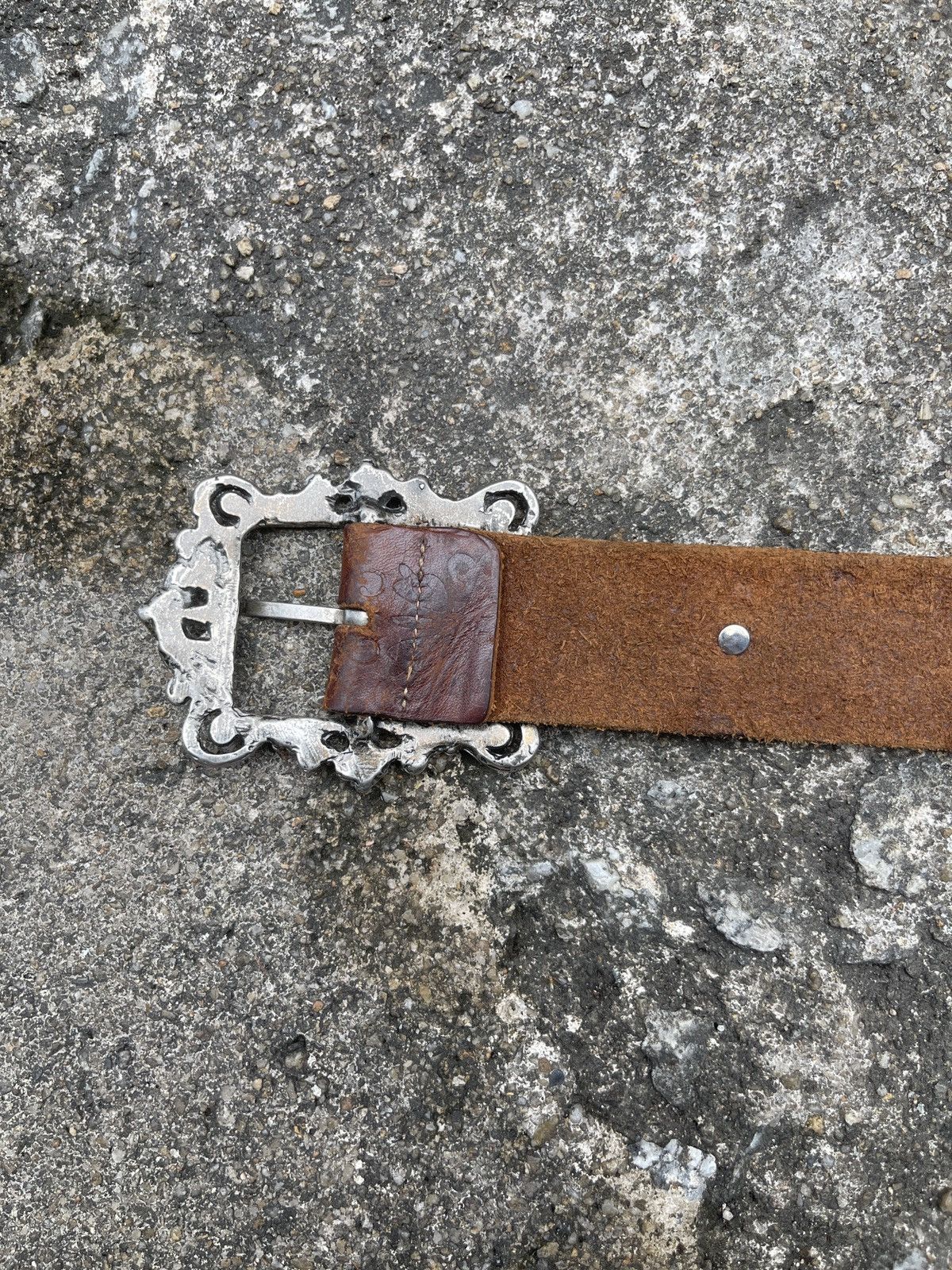If Six Was Nine Last Drop🔥Rare🔥Anna Sui Studed Leather Belt Size ONE SIZE - 5 Thumbnail