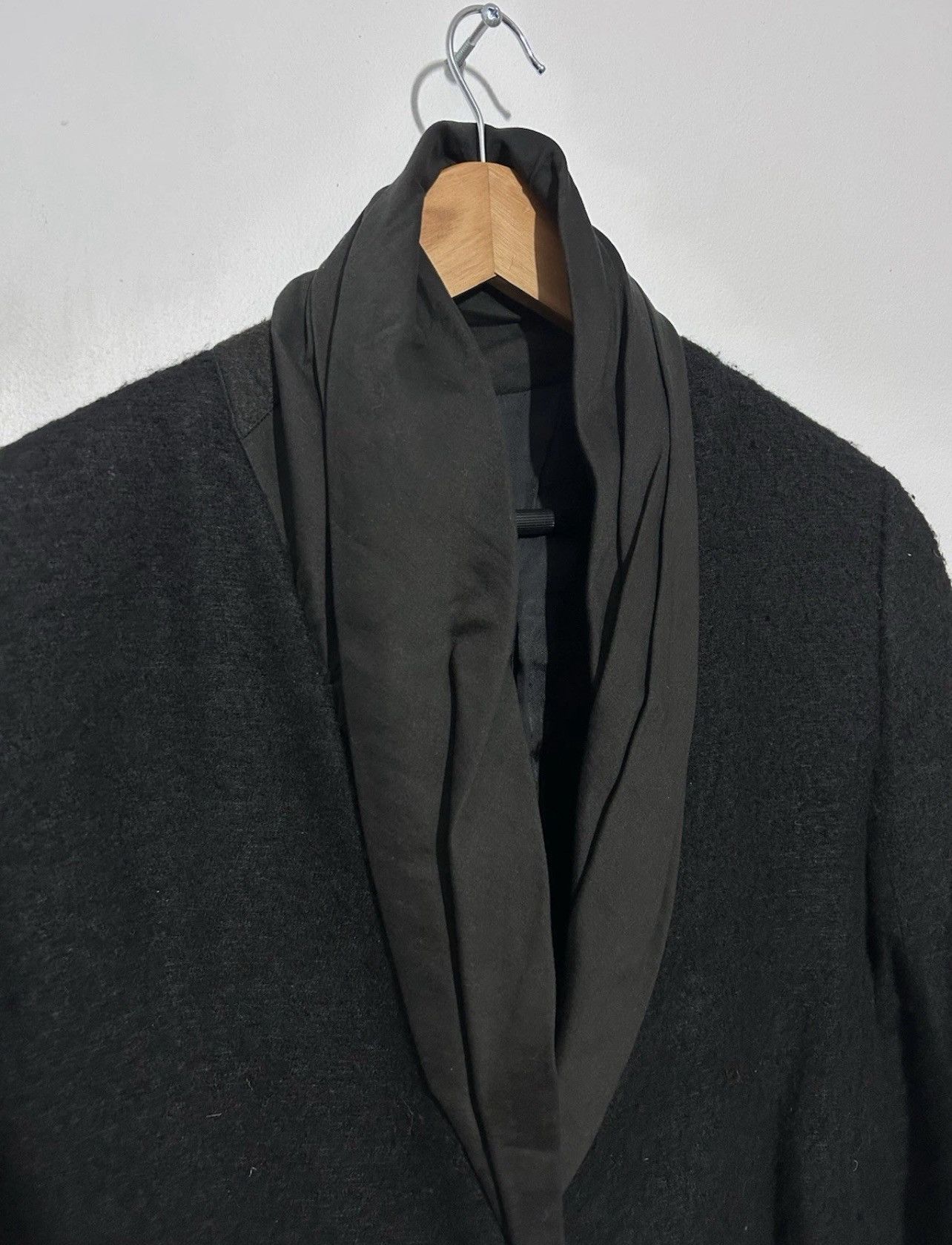 Rick Owens Rick Owens Men's Cashmere And Silk Black Jacket Size 42” Size 42R - 9 Thumbnail