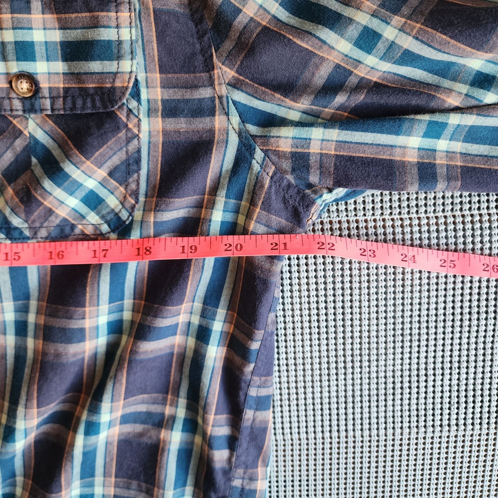 Levi's Levi's XL Men's Plaid Button-Up Blue Black Western Size US XL / EU 56 / 4 - 4 Thumbnail
