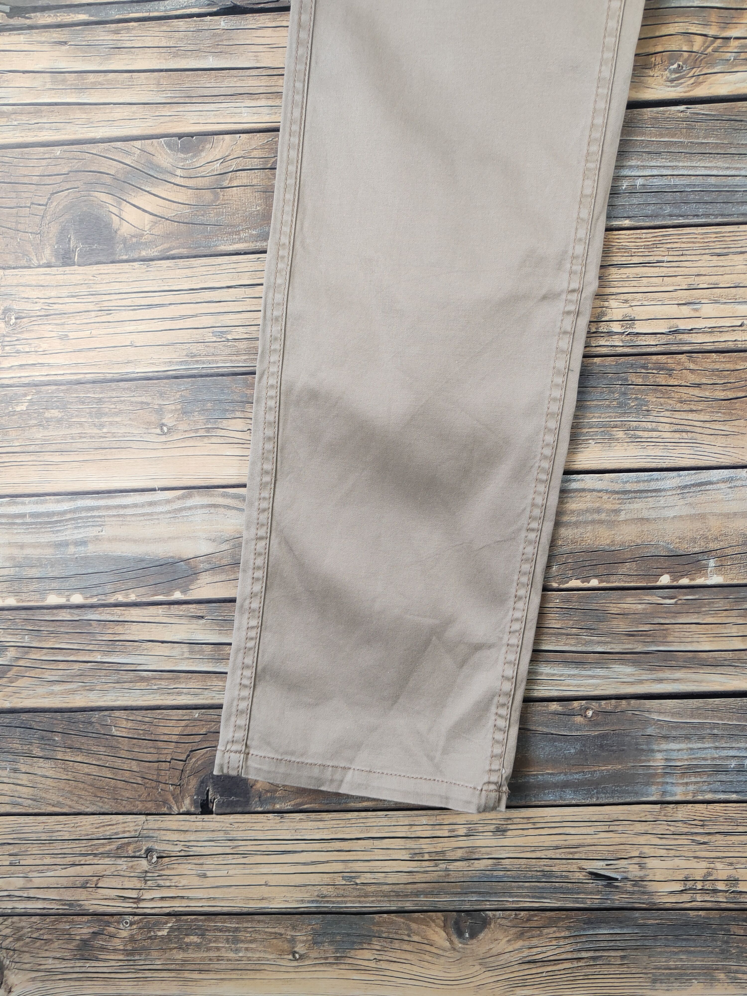 Global Work DL Shuca Global Work Beige Multipocket Cargo Pants #1375 Size 32" / US 10 / IT 46 - 4 Thumbnail