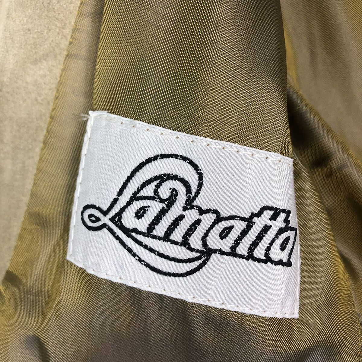 Genuine Leather 🔥VINTAGE GENUINE LEATHER JACKET DOUBLE BREAST LAMATTA PELLE Size US M / EU 48-50 / 2 - 18 Thumbnail