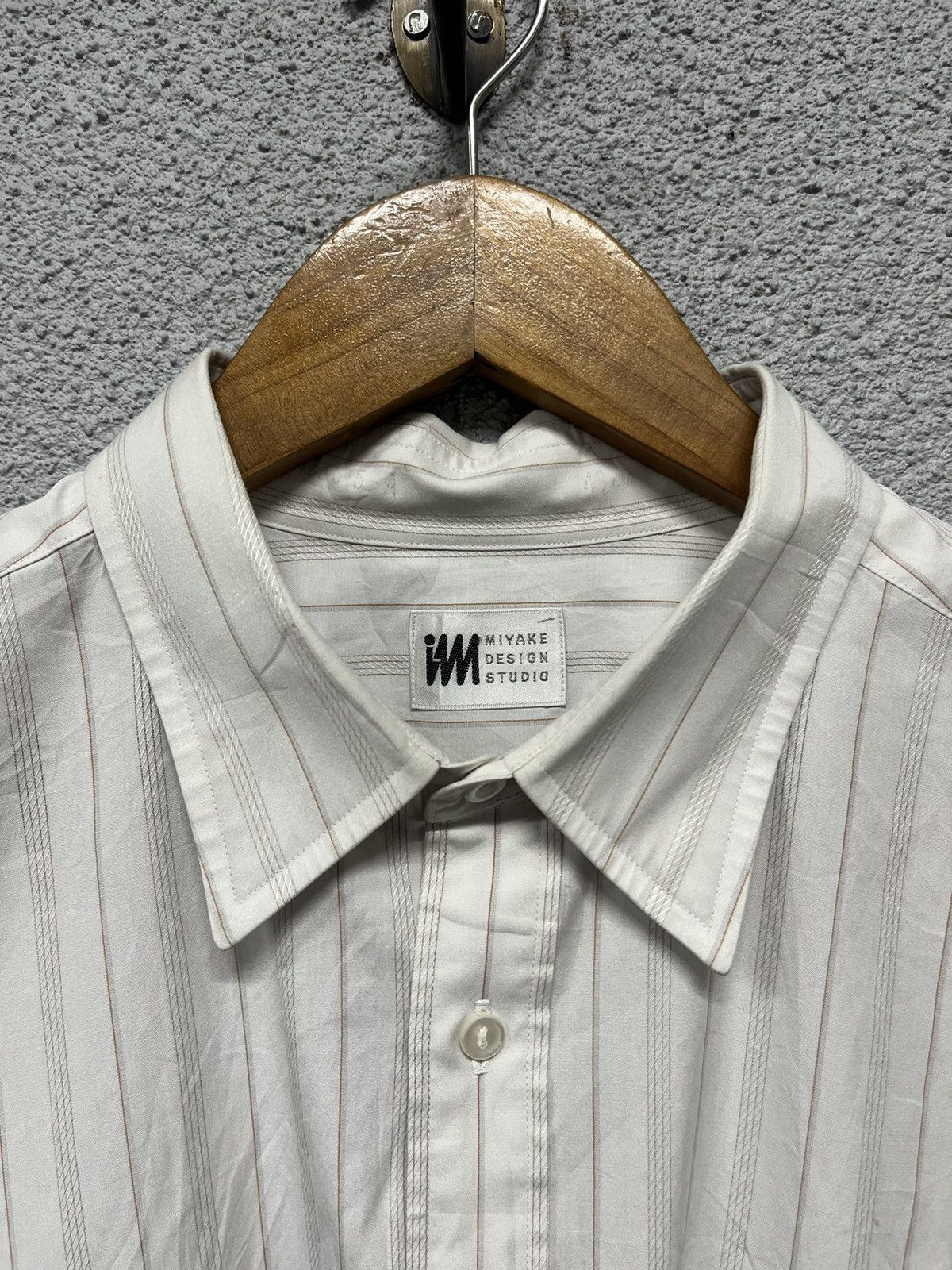 Issey Miyake IM miyake design studio issey miyake stripe shirt Size US L / EU 52-54 / 3 - 2 Thumbnail