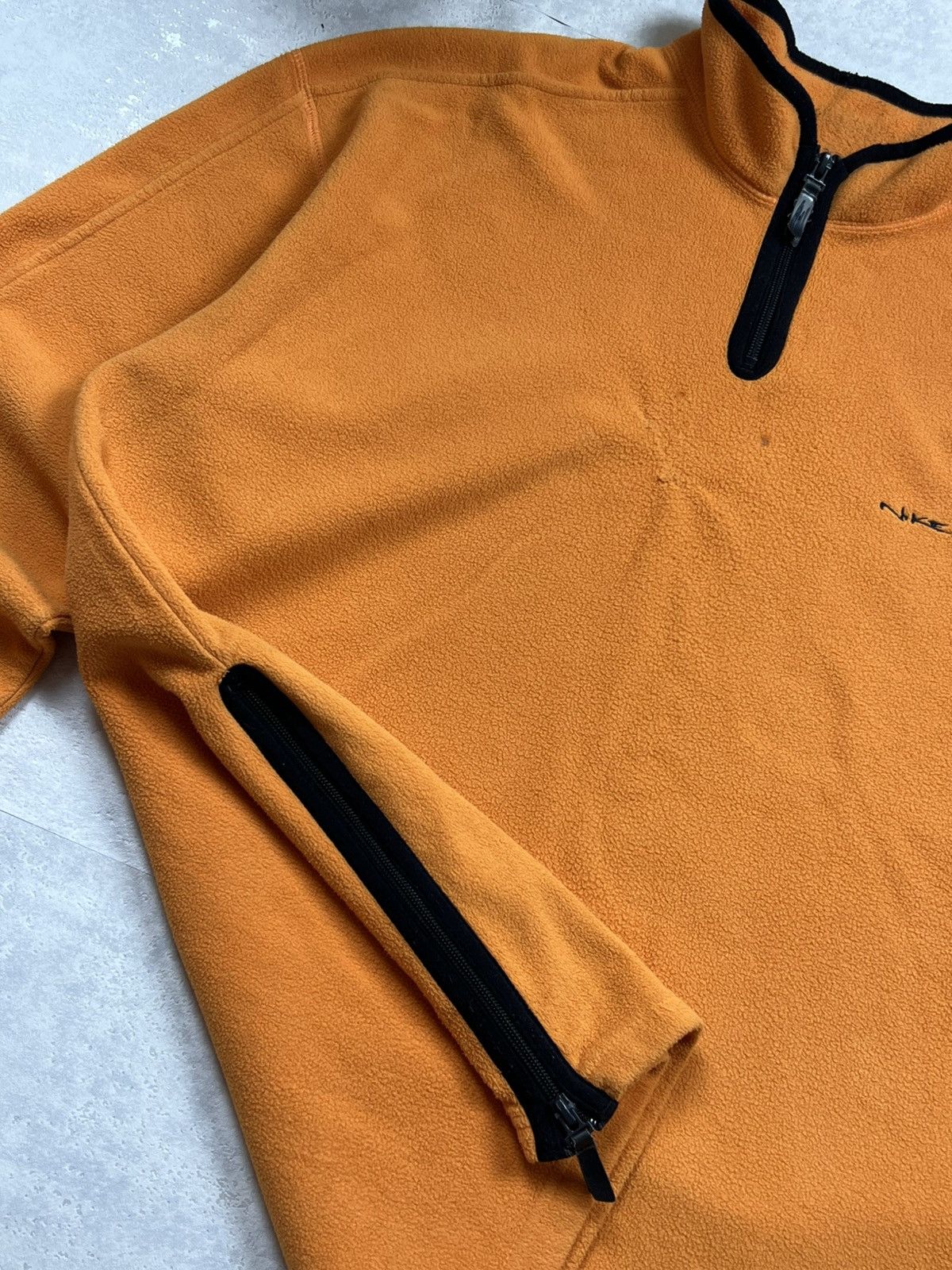 Nike 90s Nike Embroidered Logo Vintage Y2K 1/4 Zip Fleece Jacket Size US XL / EU 56 / 4 - 8 Thumbnail