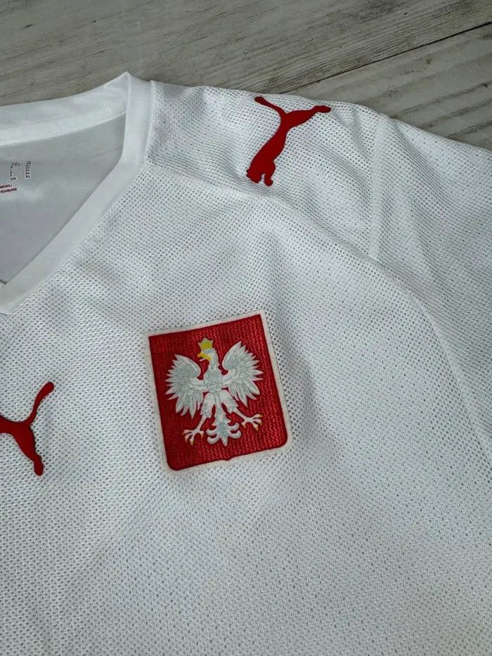 Puma Puma Poland 2008 2009 Home Football Shirt Soccer Jersey Size US XL / EU 56 / 4 - 5 Thumbnail