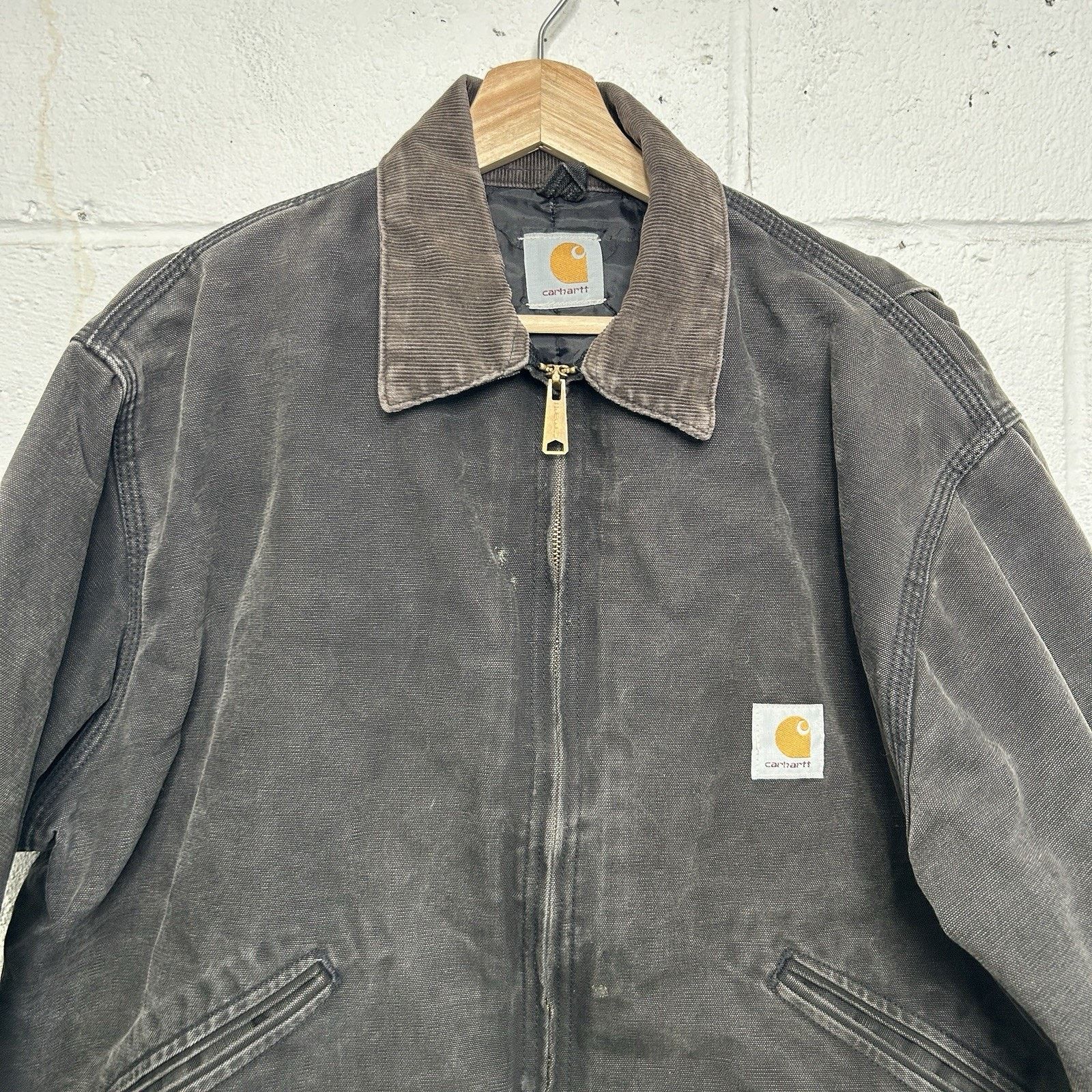 Carhartt Vintage Carhartt Quilted Detroit Jacket “Black” J80 BLK Size US XL / EU 56 / 4 - 3 Thumbnail