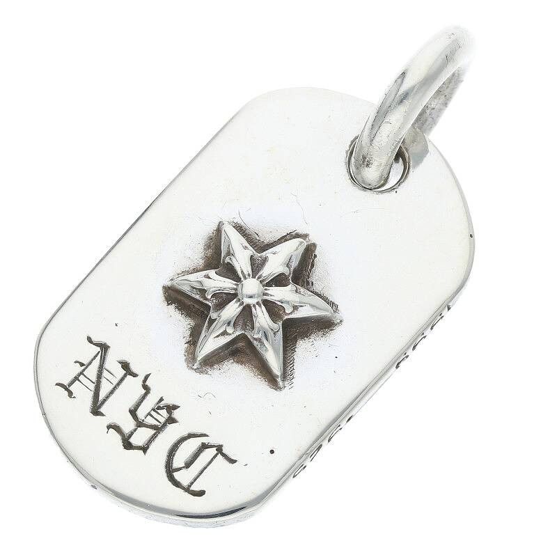 Chrome Hearts CHROME HEARTS NYC RAISED STAR DOG TAG Size ONE SIZE - 1 Thumbnail