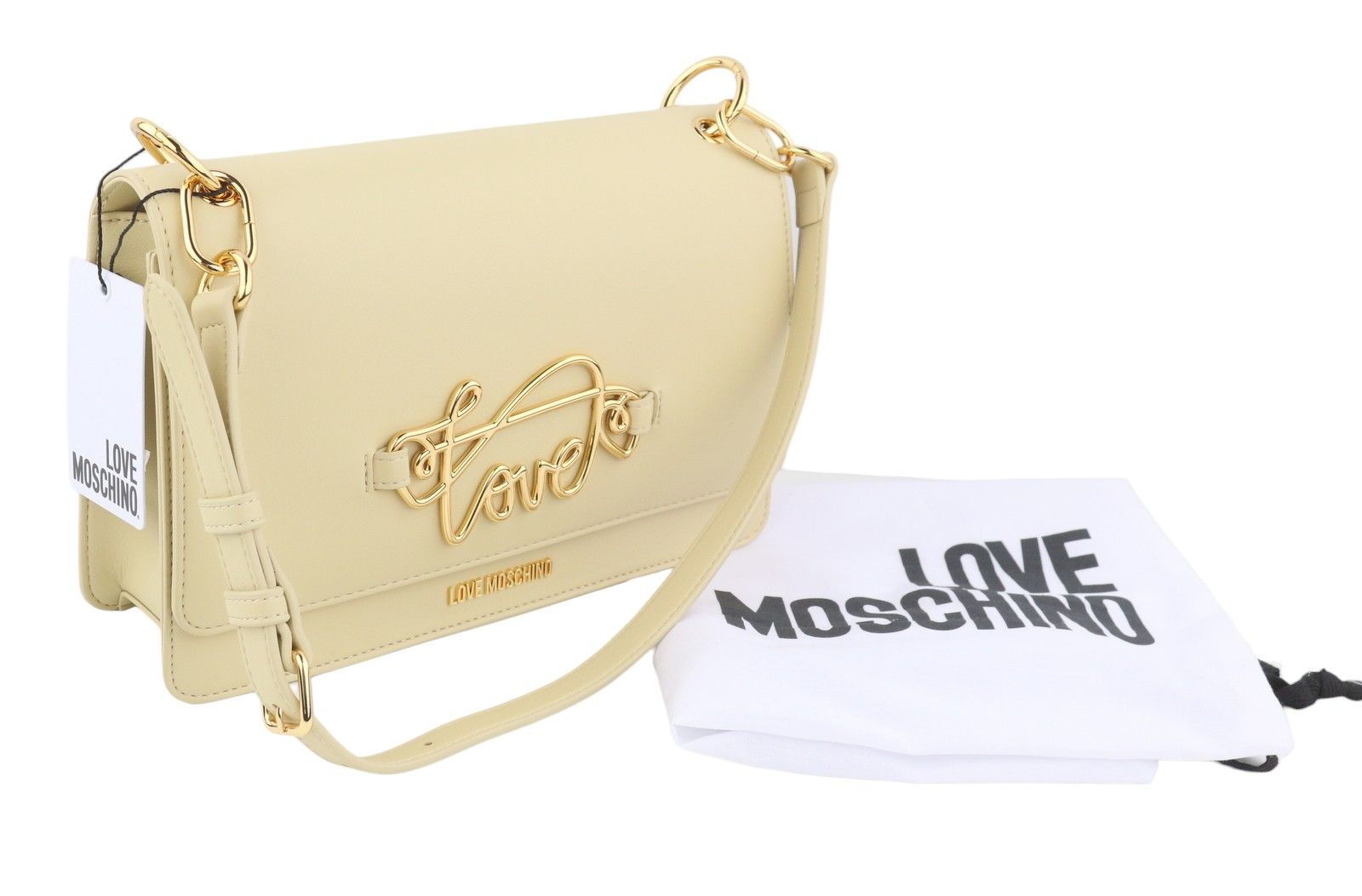 BORSA PU SOUL OS Beige Gold Tone Crossbody 87743