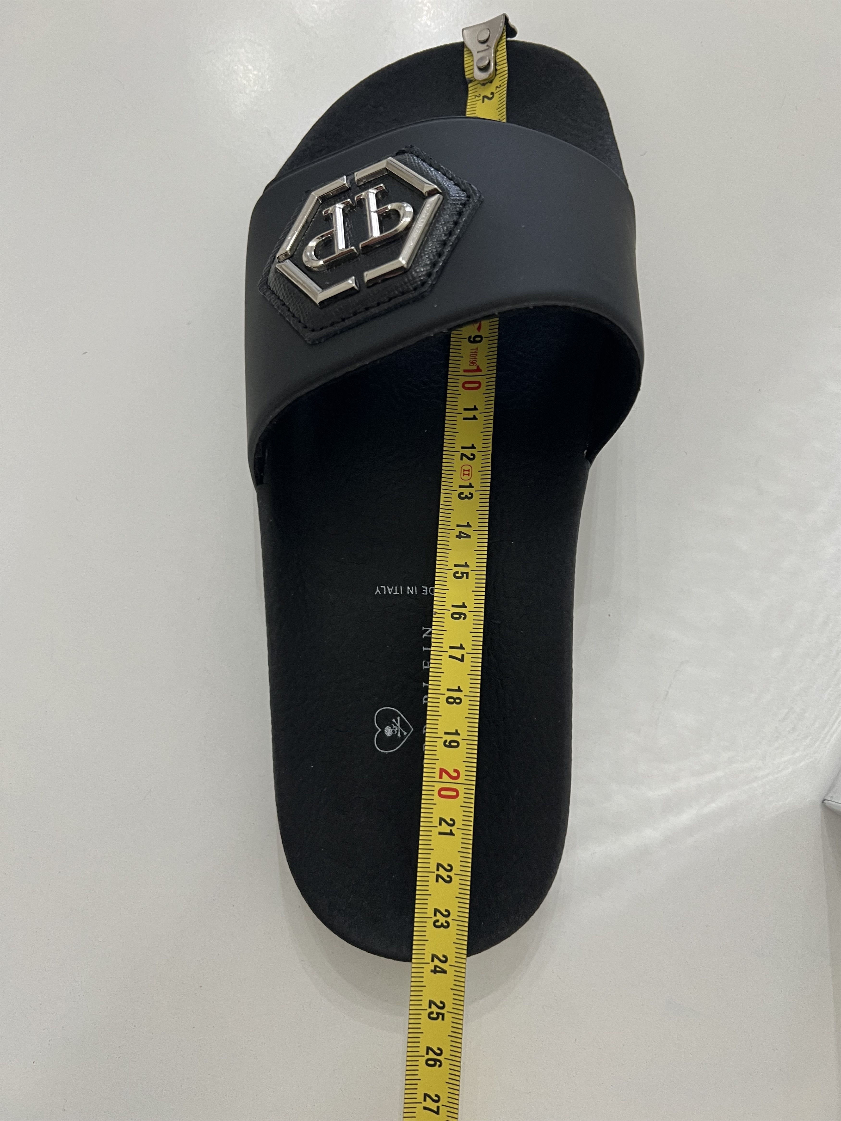 Philipp Plein Philipp Plein - Slides Sandals with Logo Plaque, Size 37 EU Size US 7 / IT 37 - 7 Thumbnail