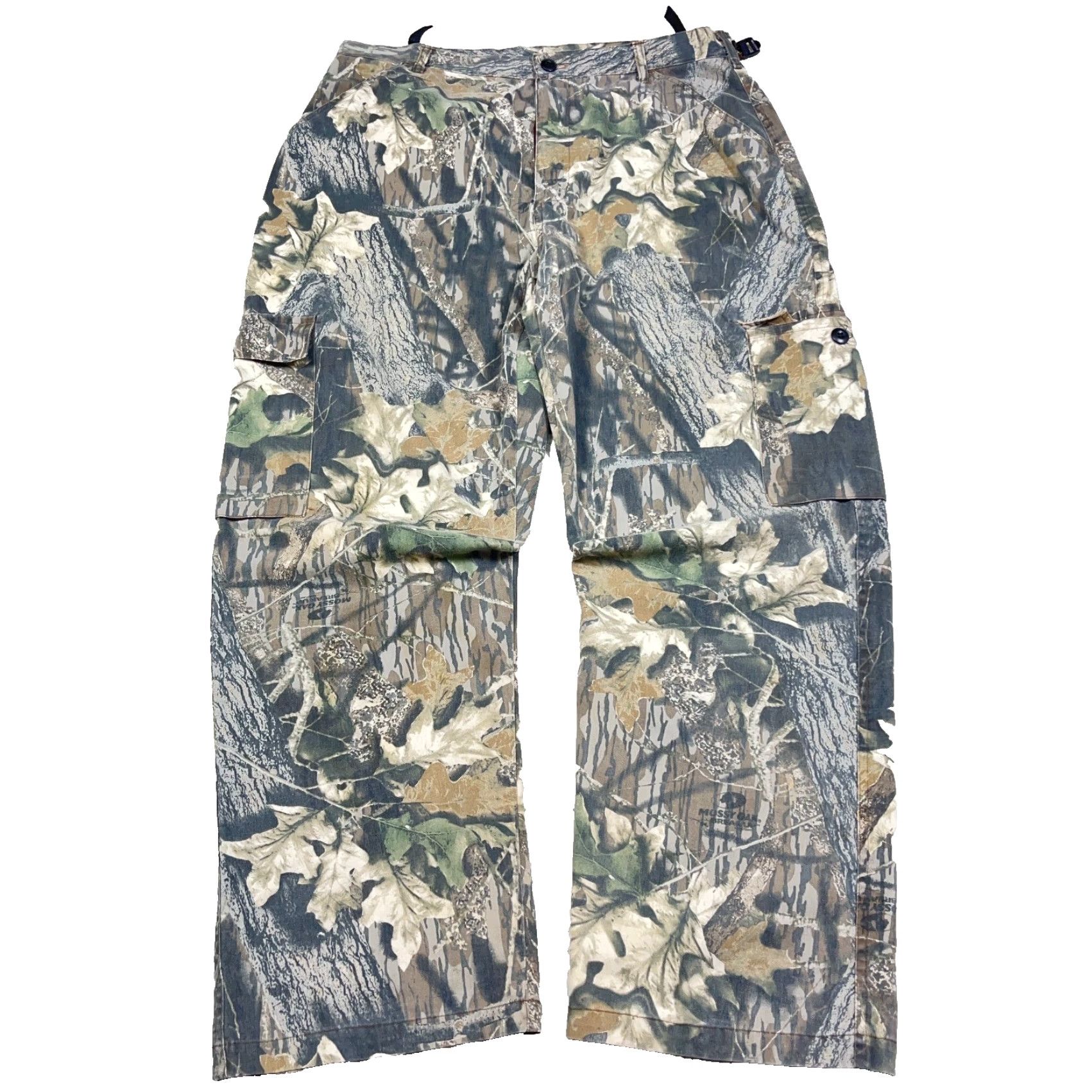 Vintage VINTAGE Mossy Oak Cargo Pants Men 36x31 Camouflage 5-Pocket Canvas Cotton Baggy Y2K 90s Modern American 90s Mens Size US 33 - 2 Thumbnail