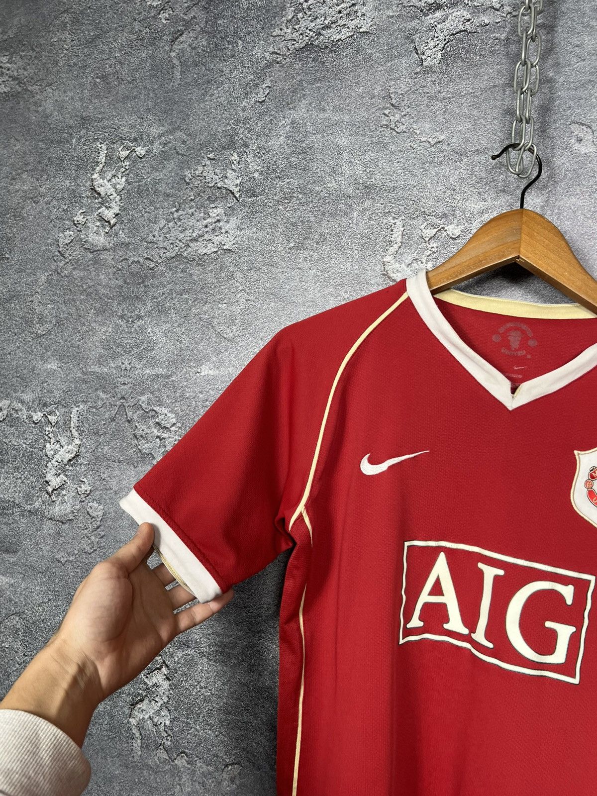 Nike Vintage 2006/07 Nike Manchester United Boys XL Jersey Tshirt Size US XS / EU 42 / 0 - 6 Thumbnail