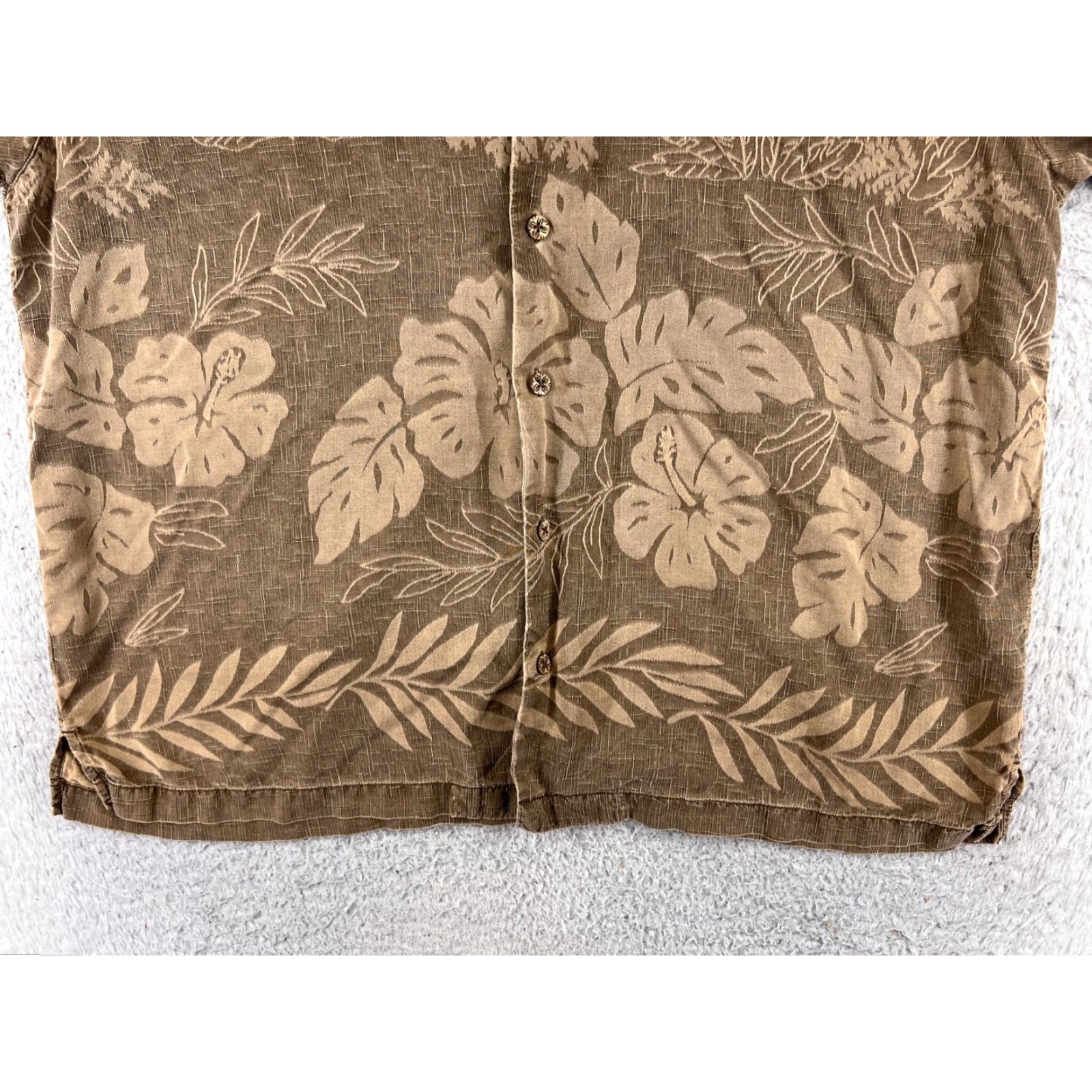 Tommy Bahama Tommy Bahama Shirt Mens XL Black 100% Silk Floral Hawaiian Vacation Beach Size US XL / EU 56 / 4 - 5 Thumbnail