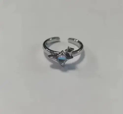 Ring Of Fire Opal Stone Star Adjustable Ring Size ONE SIZE - 3 Thumbnail