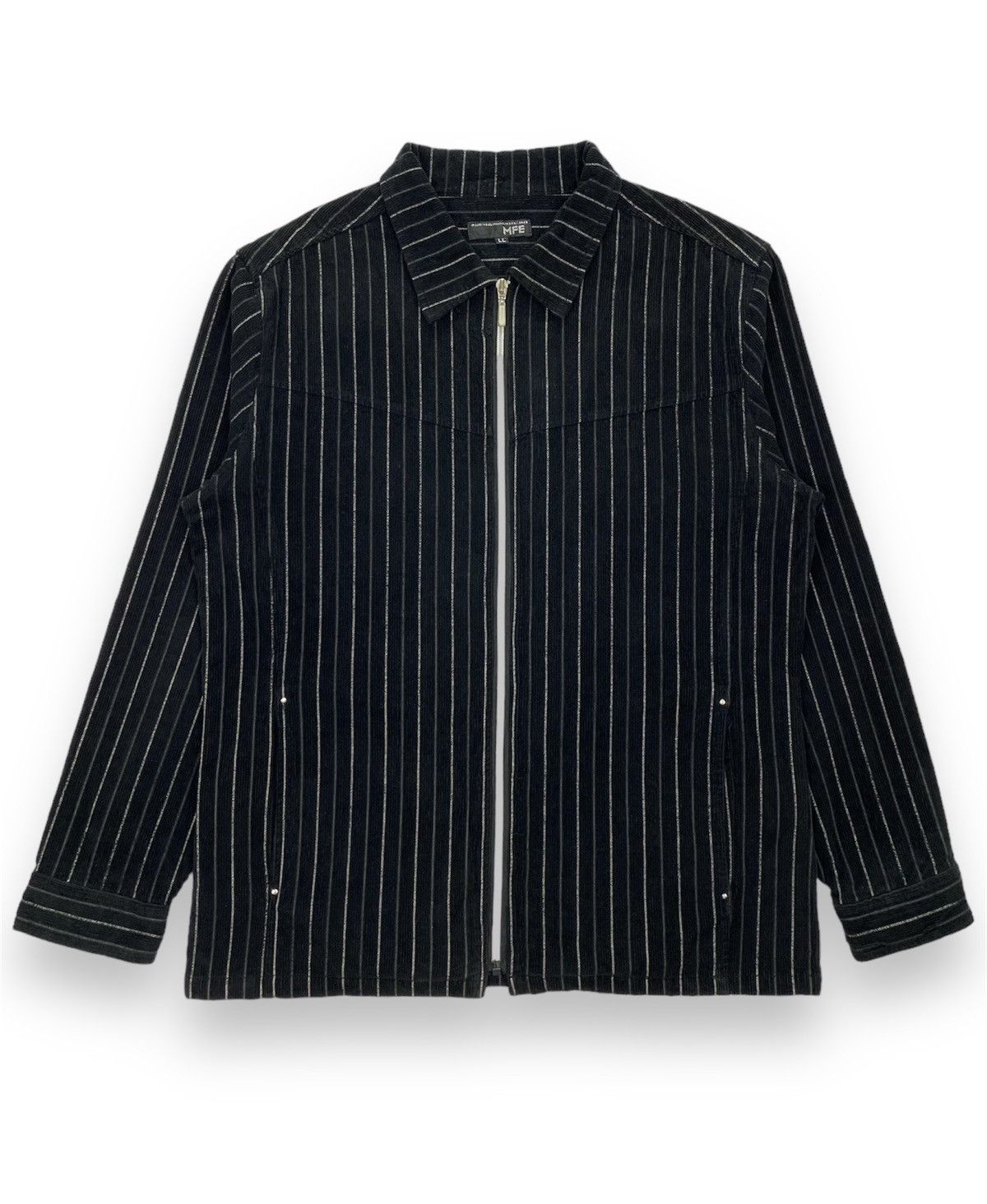 Japanese Brand MFE Stripes Corduroy Jacket Size US M / EU 48-50 / 2 - 1 Thumbnail