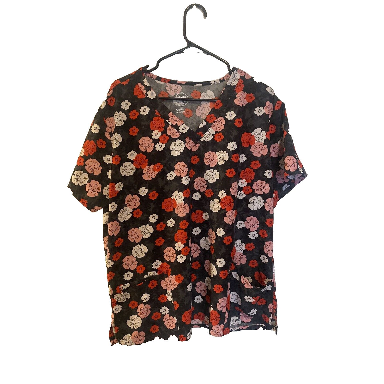 & Other Stories 1 PAIR OF WOMEN'S SILKY SCRUB TOP EASY STRETCH SIZE 2XL Size XXL / US 16-18 / IT 52-54 - 3 Thumbnail
