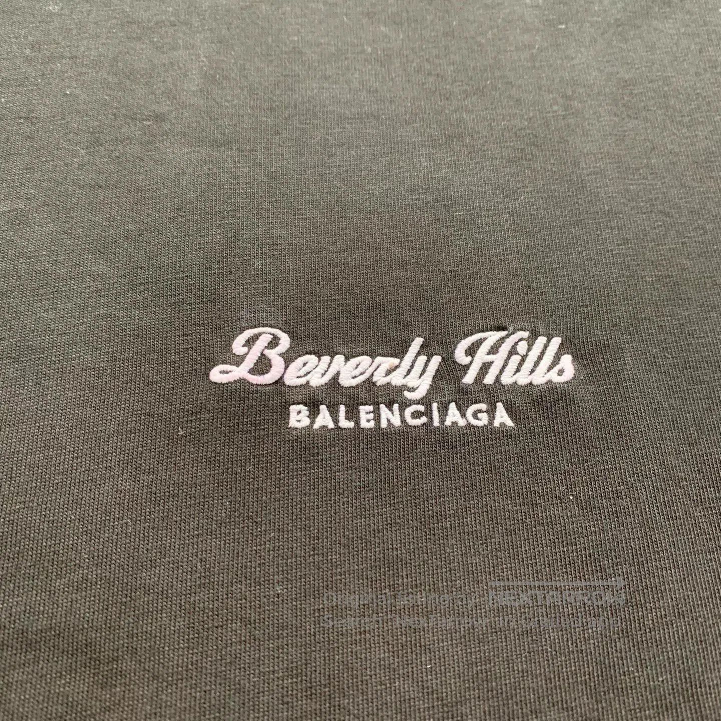 Balenciaga Balenciaga Black Beverly Hills Short Sleeve T-Shirt. Size US XS / EU 42 / 0 - 6 Thumbnail
