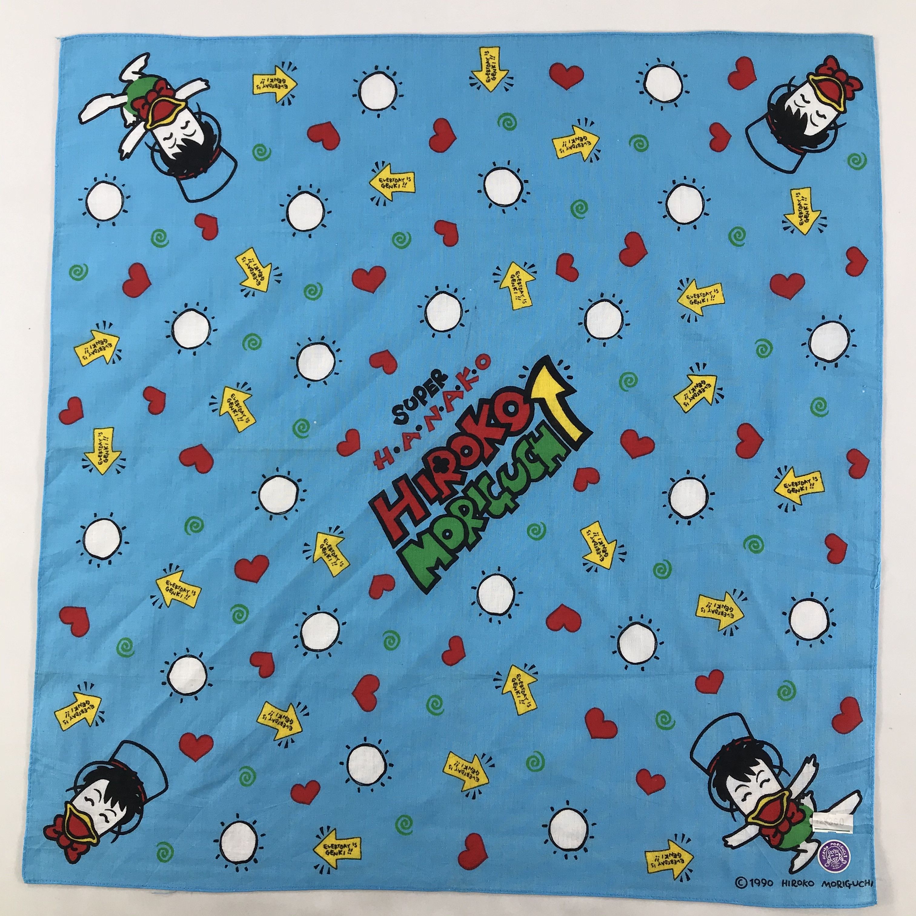 Anime × Japanese Brand × Vintage Vintage Cartoon Bandana / Handkerchief / Neckerchief - S1844 Size ONE SIZE - 1 Thumbnail