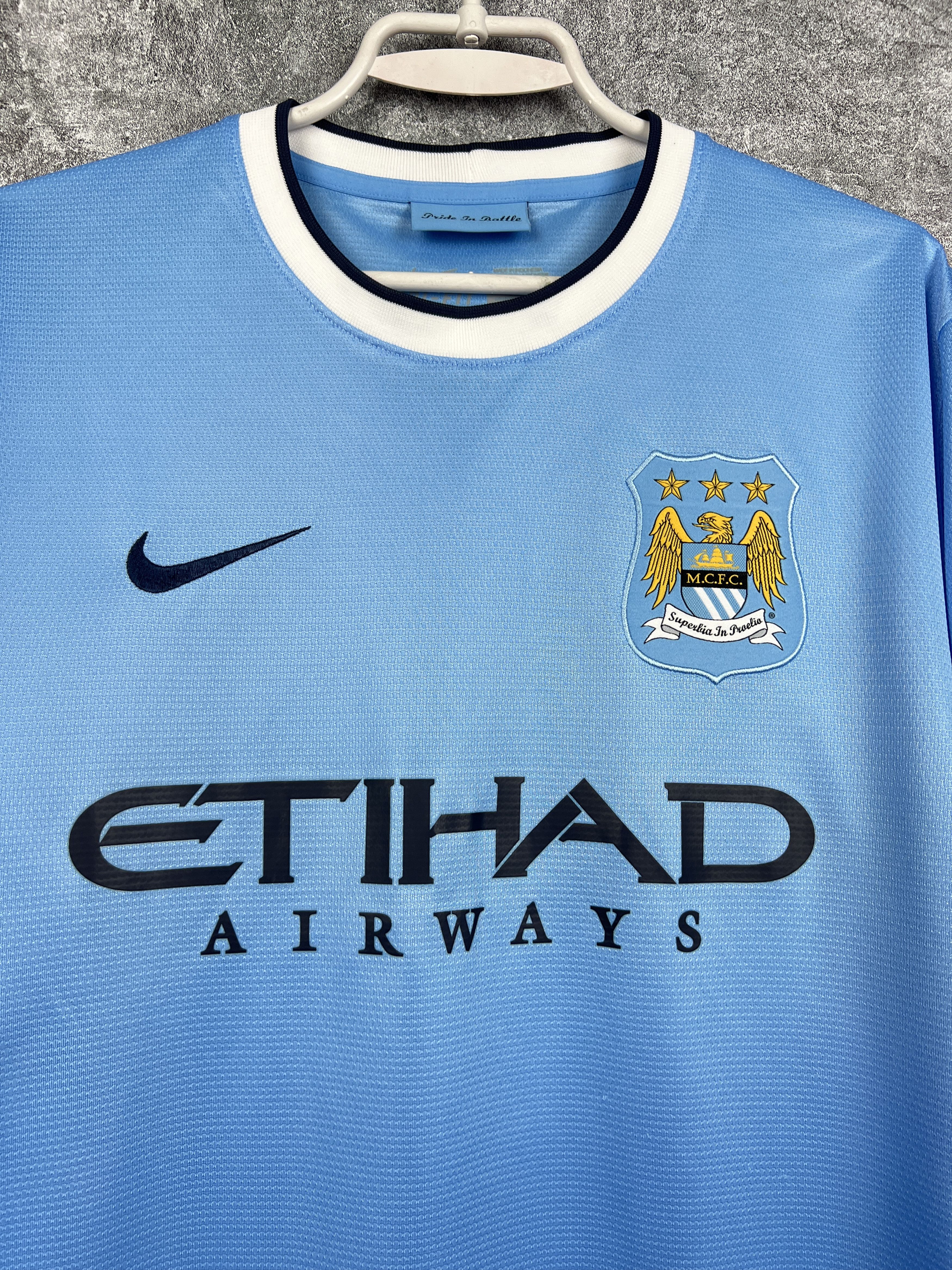 Nike Manchester City Home football shirt Soccer Jersey Trikot Size US L / EU 52-54 / 3 - 3 Thumbnail