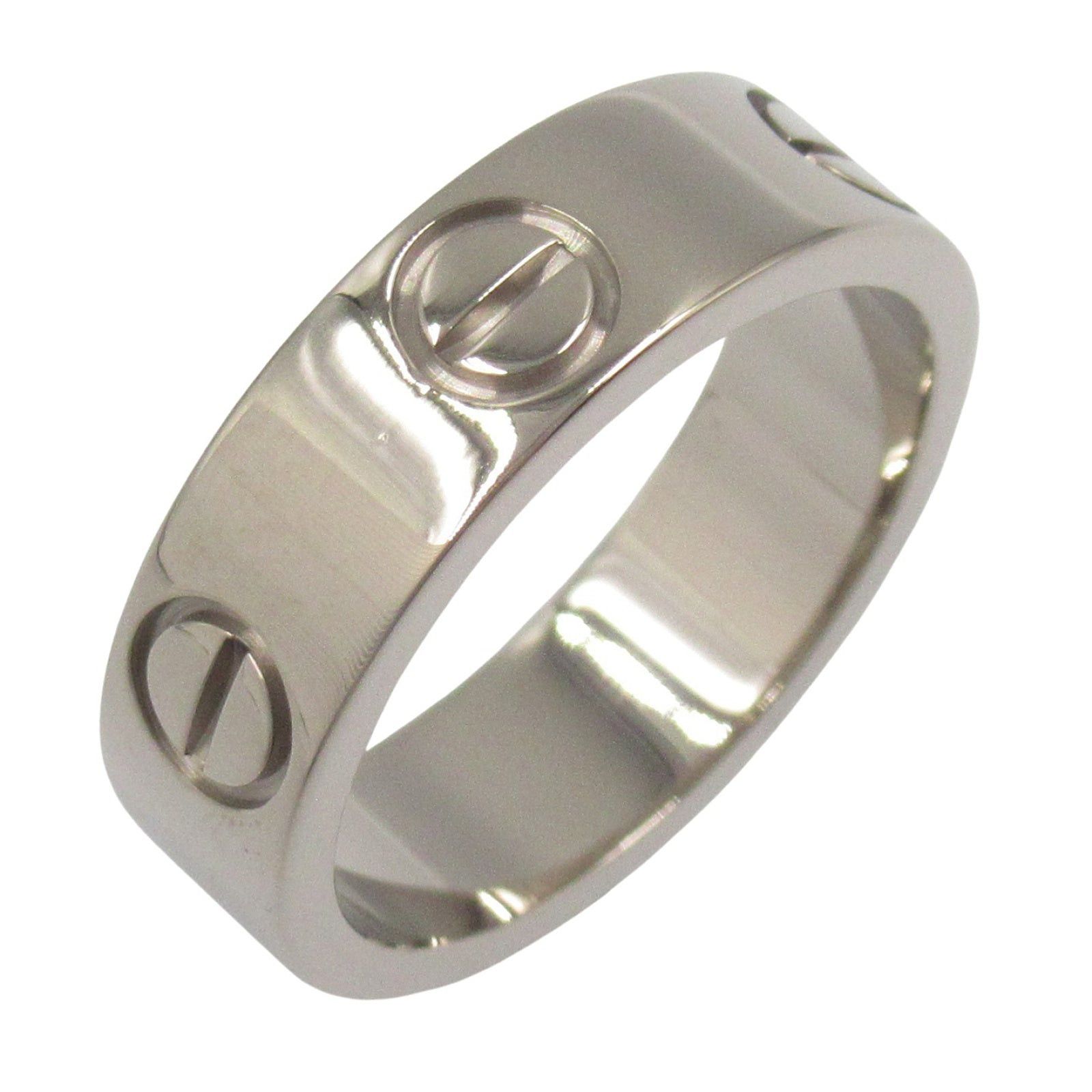 Cartier Cartier Love Ring K18Wg (White Gold) Silver Size ONE SIZE - 1 Thumbnail