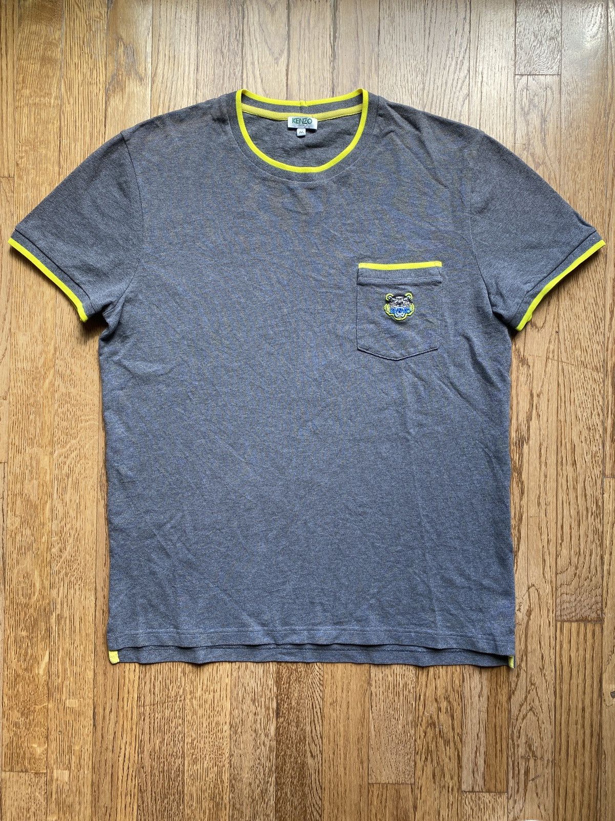 Kenzo Kenzo Tiger Pocket Tee Sz M Size US M / EU 48-50 / 2 - 1 Thumbnail