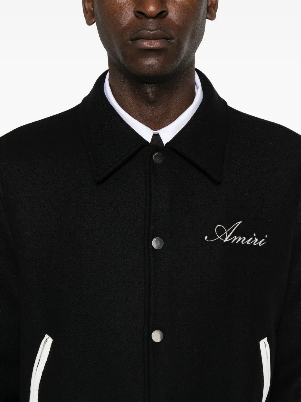Amiri o1h1sh10525 Ma Bones Jacket in Black Size US M / EU 48-50 / 2 - 5 Thumbnail