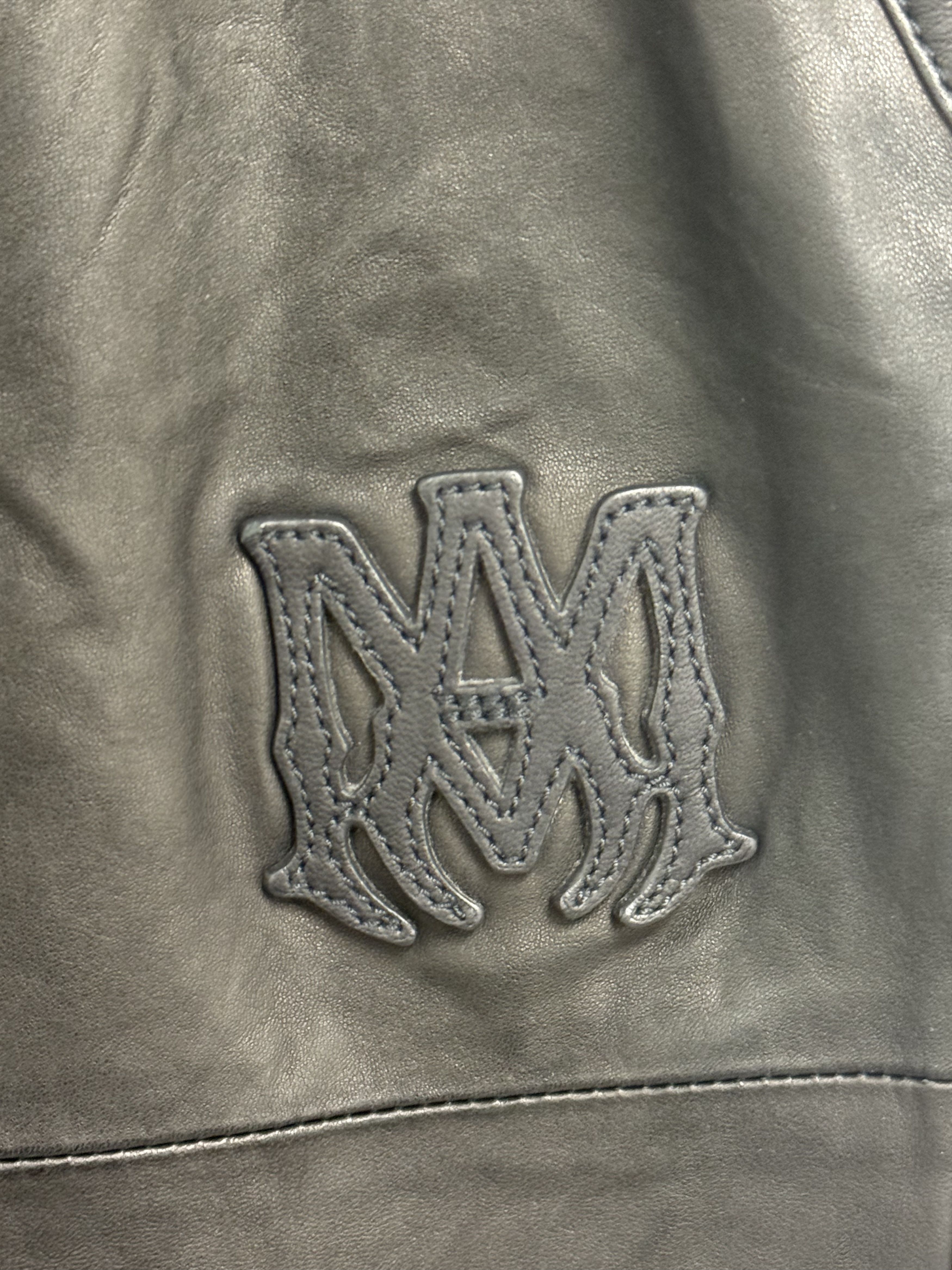 Amiri Amiri Leather Stripe Pants Size US 32 / EU 48 - 2 Thumbnail