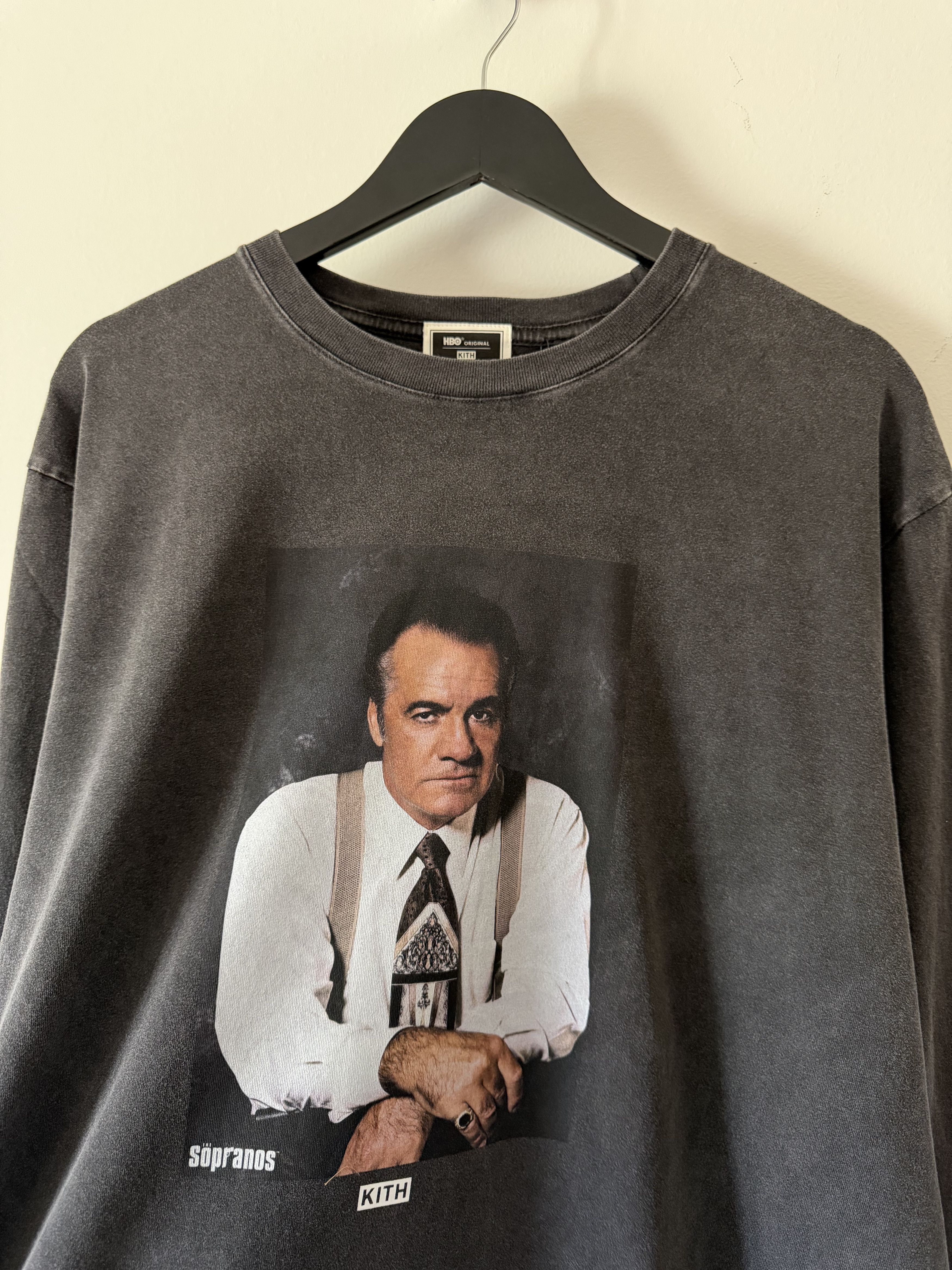 Kith Kith Sopranos Paulie Vintage Long Sleeve Tee in Black Size US XL / EU 56 / 4 - 2 Thumbnail