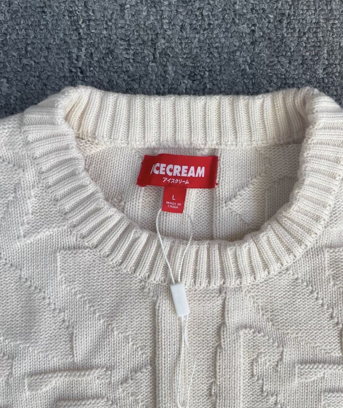 Billionaire Boys Club BBC ICECREAM Wool Cable-Knit Sweater Size US L / EU 52-54 / 3 - 5 Thumbnail