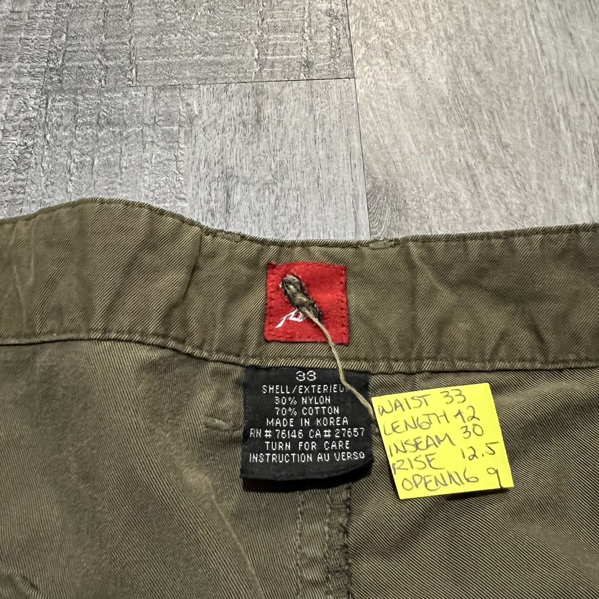 Rusty × Vintage VTG Rusty Cargo Military Brown Baggy Y2K SURF Skater Pants Size US 33 - 4 Thumbnail